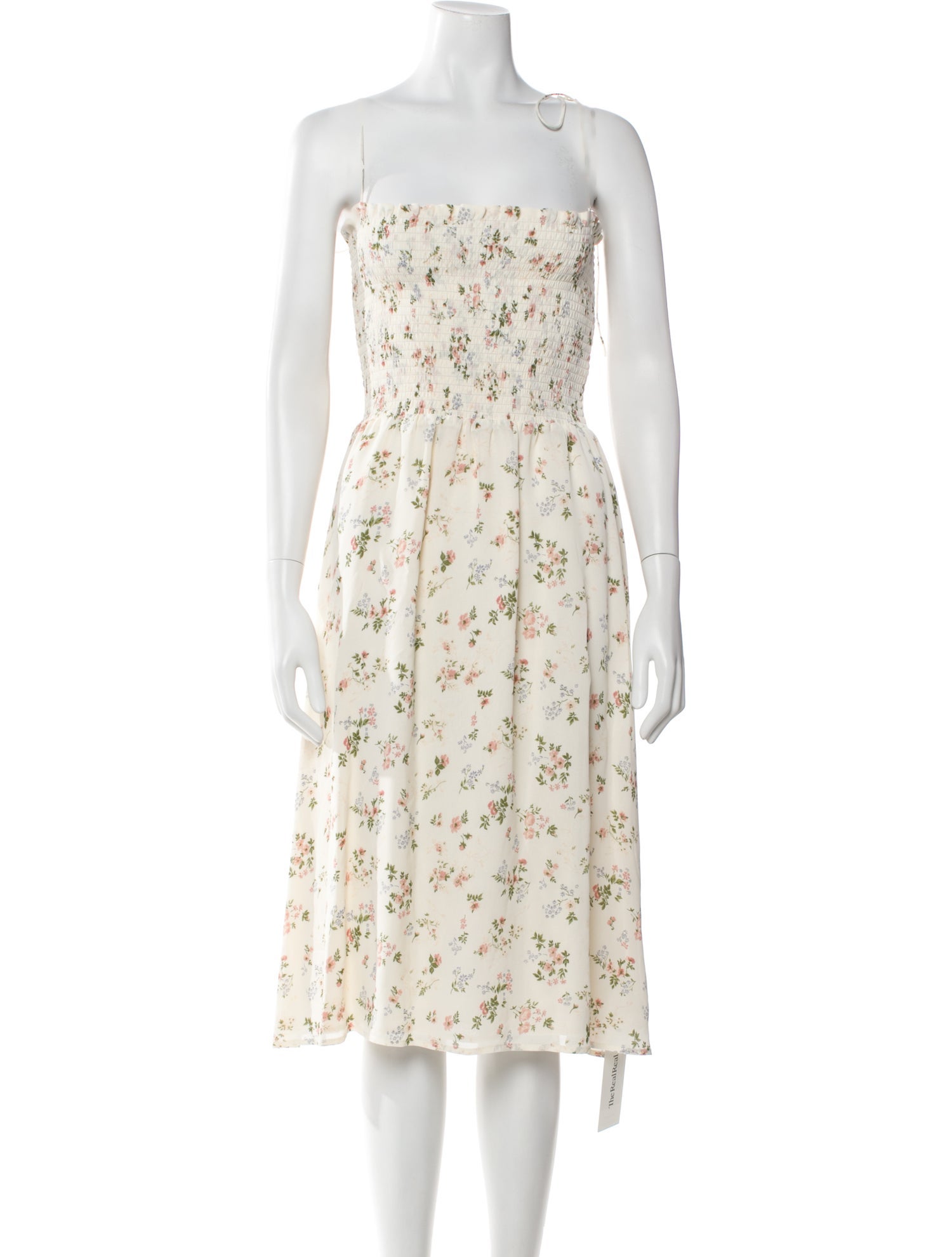 Reformation Floral Print Mini Dress