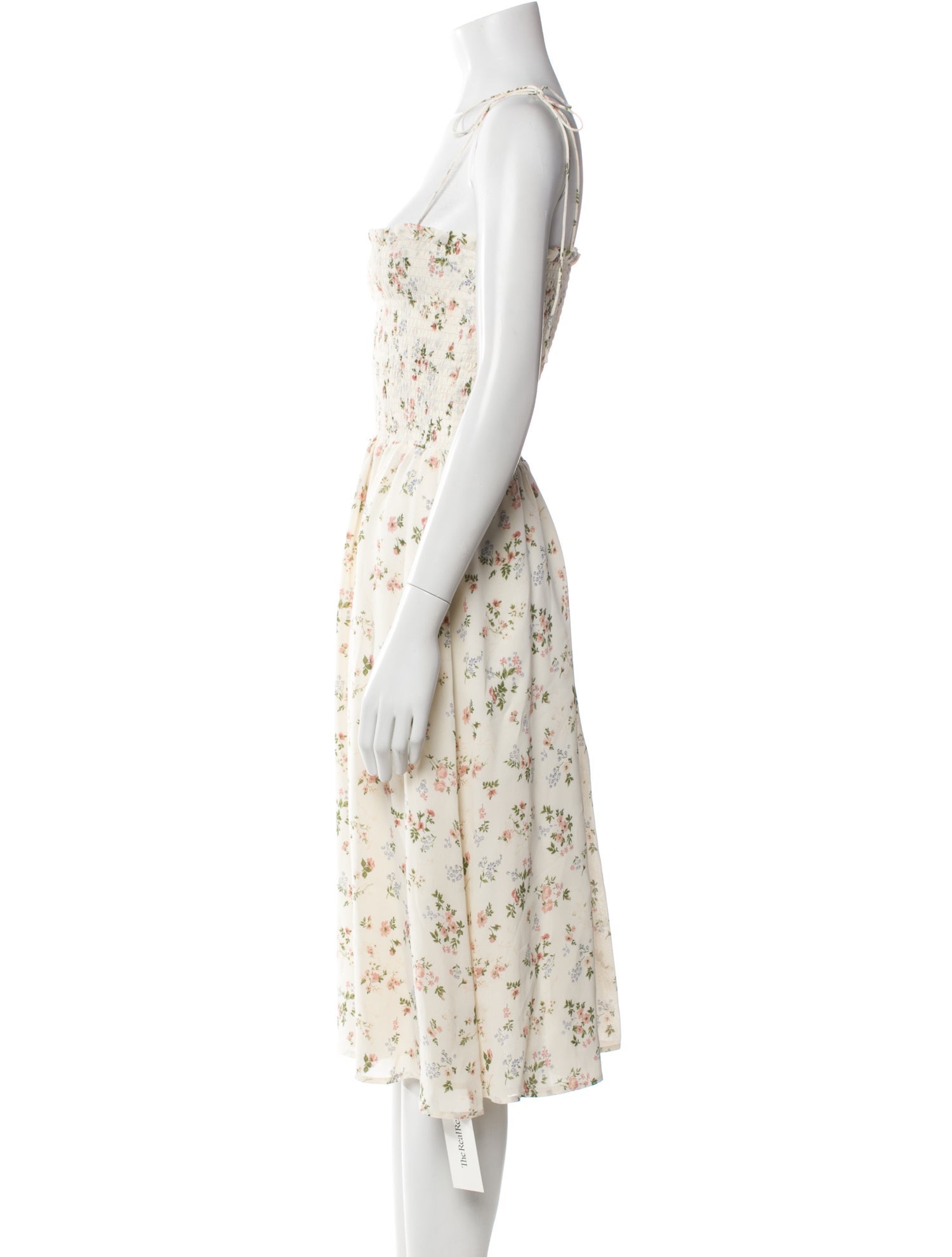 Reformation Floral Print Mini Dress