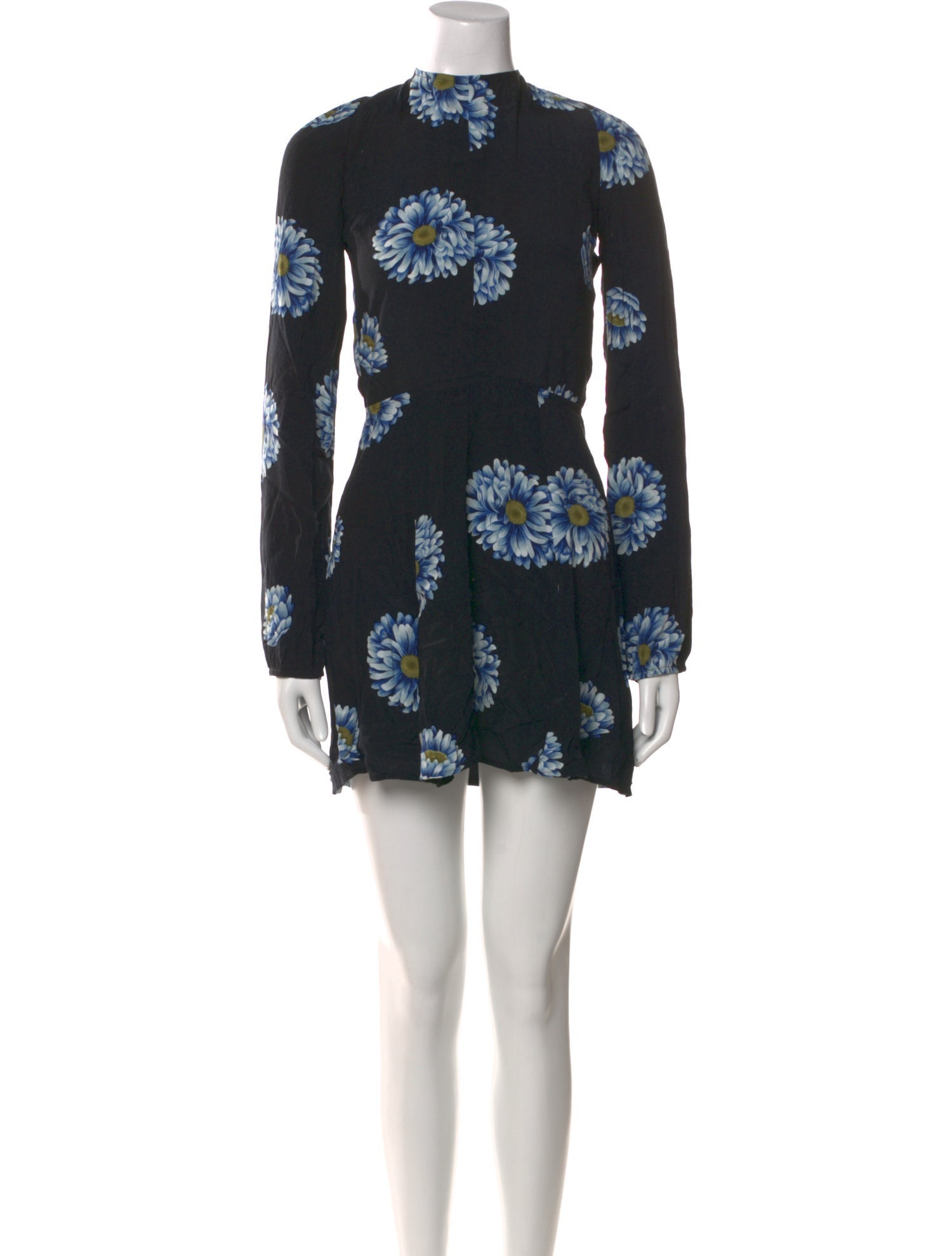 Reformation Floral Print Mini Dress