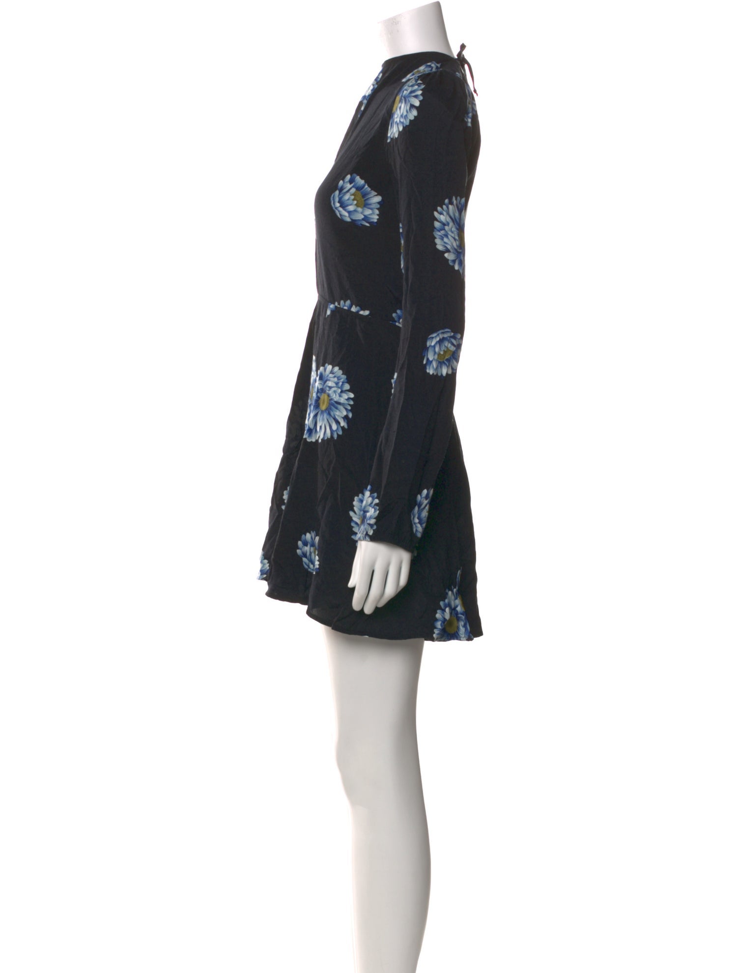 Reformation Floral Print Mini Dress