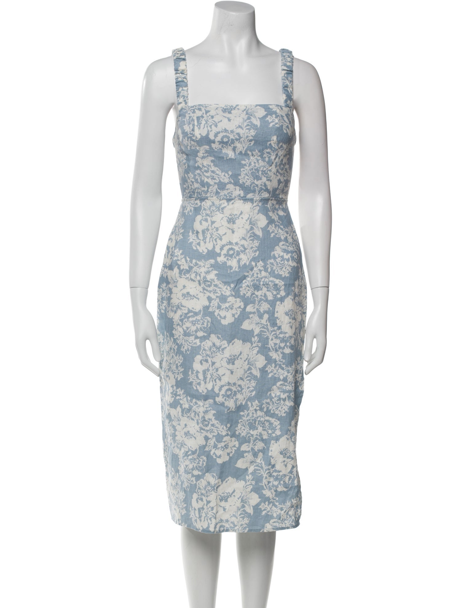 Reformation Linen Midi Length Dress