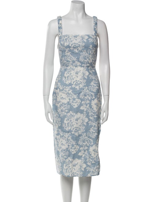 Reformation Linen Midi Length Dress