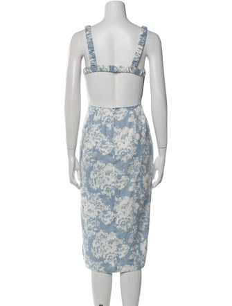 Reformation Linen Midi Length Dress