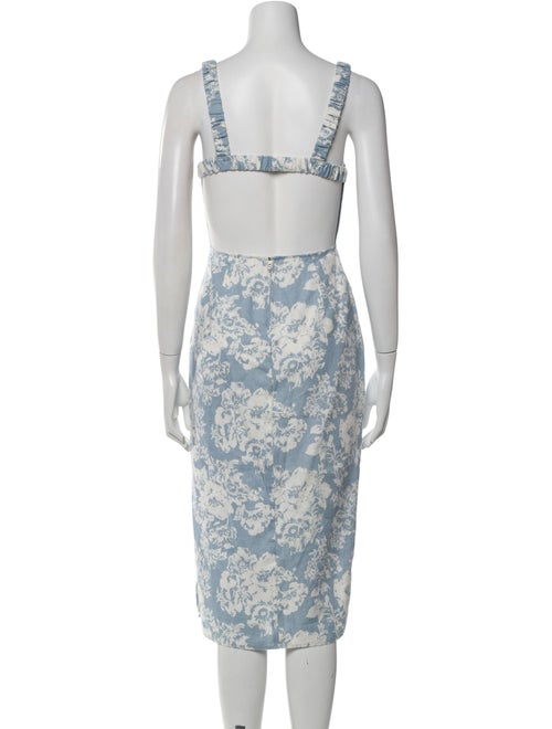 Reformation Linen Midi Length Dress