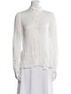 Reformation Linen Long Sleeve Button-Up Top