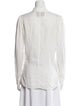 Reformation Linen Long Sleeve Button-Up Top