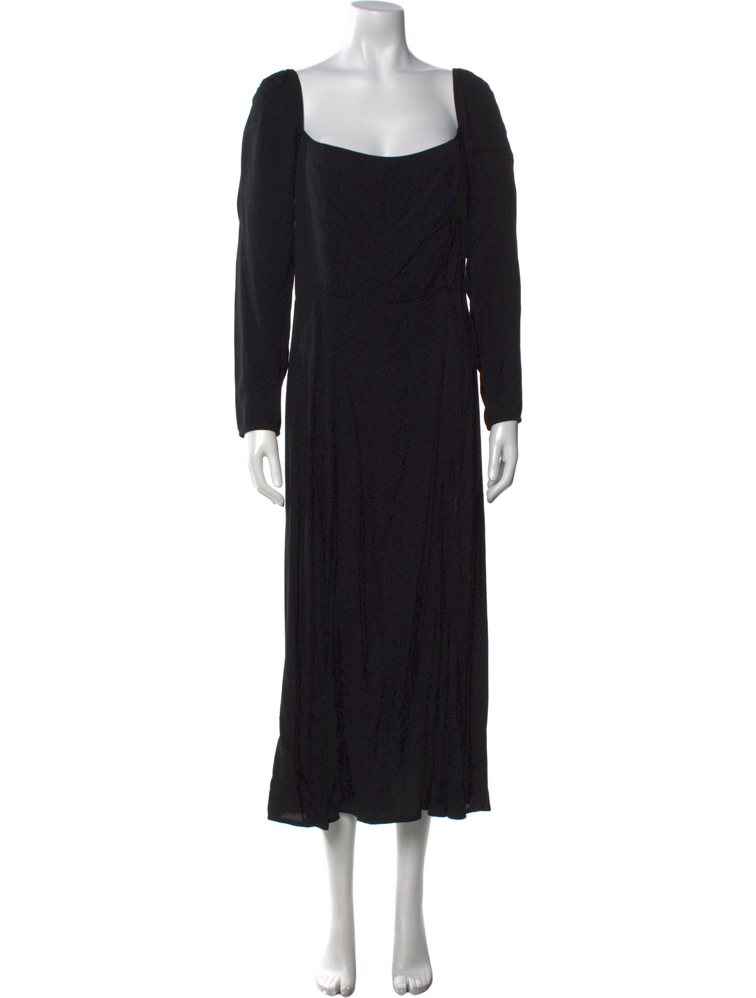 Reformation Square Neckline Long Dress