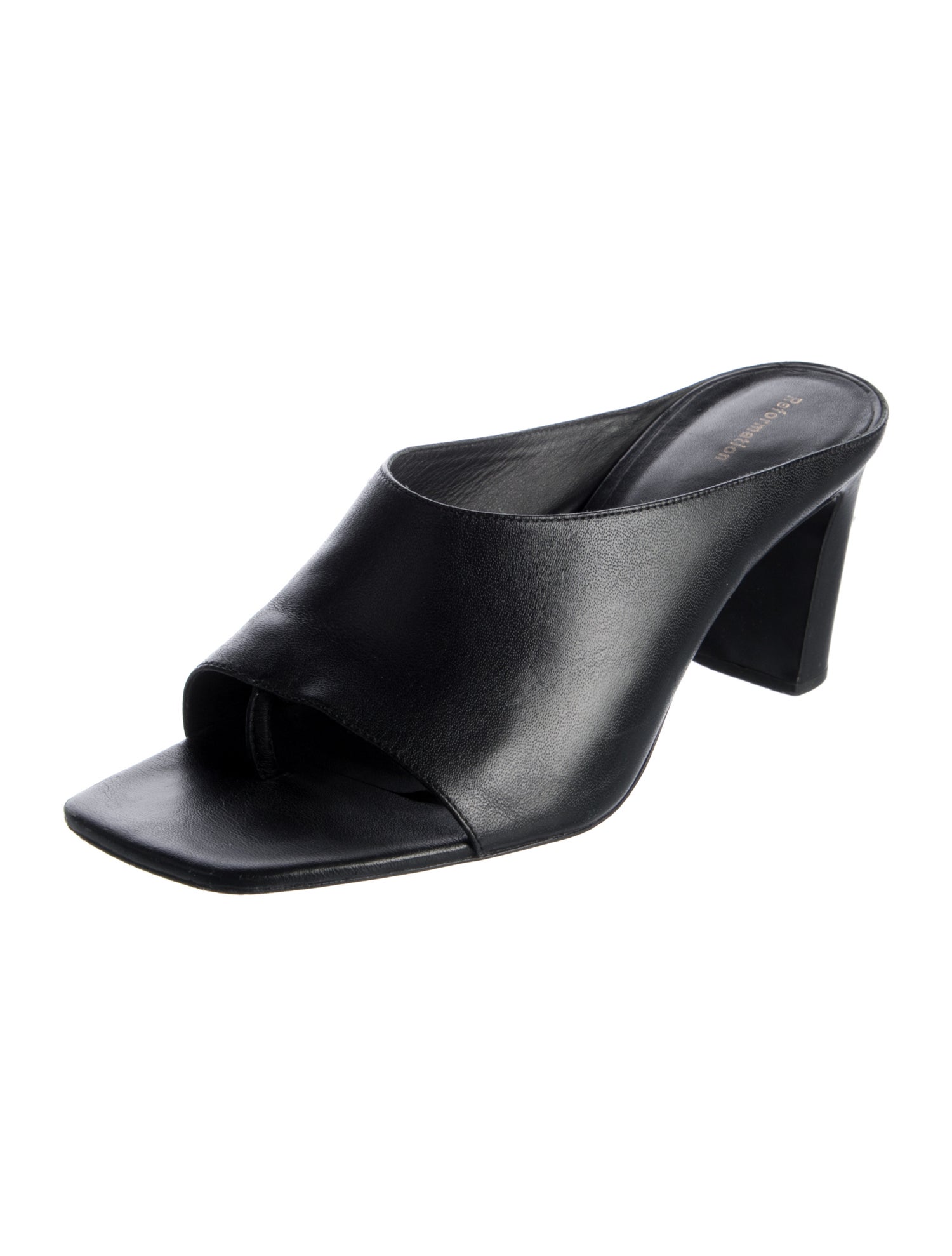 Reformation Leather Slides