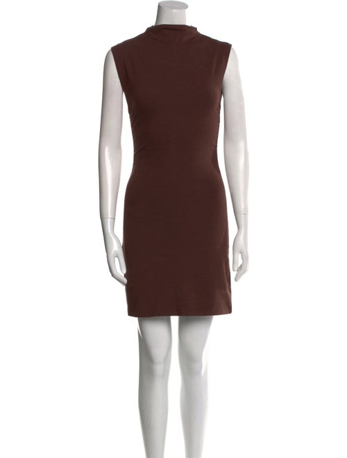Reformation Mock Neck Mini Dress
