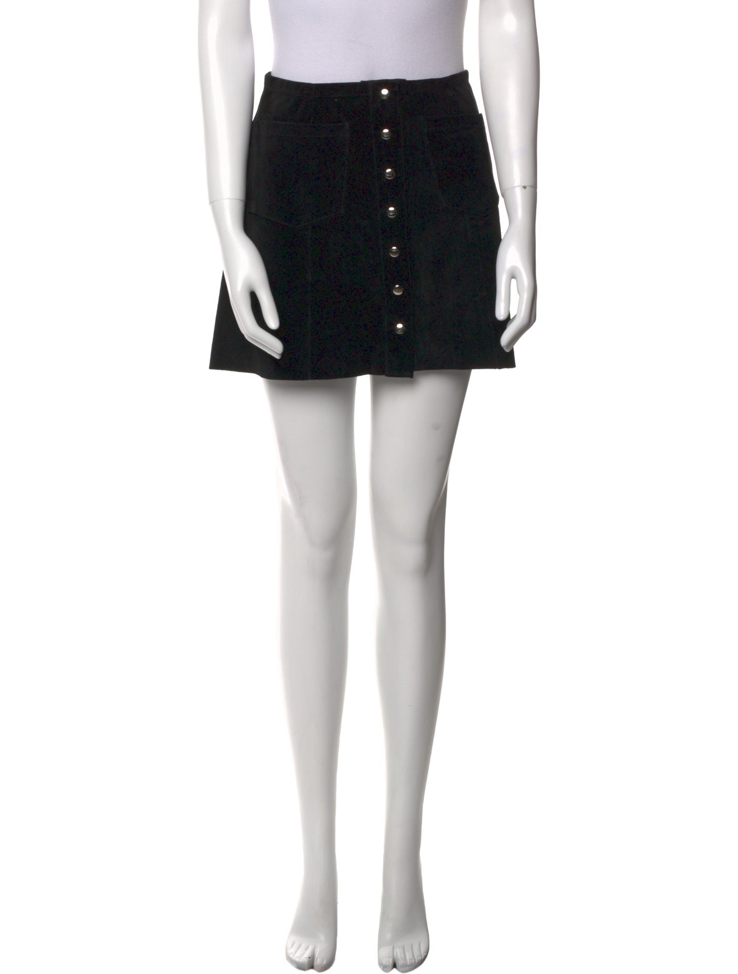 Reformation Leather Mini Skirt