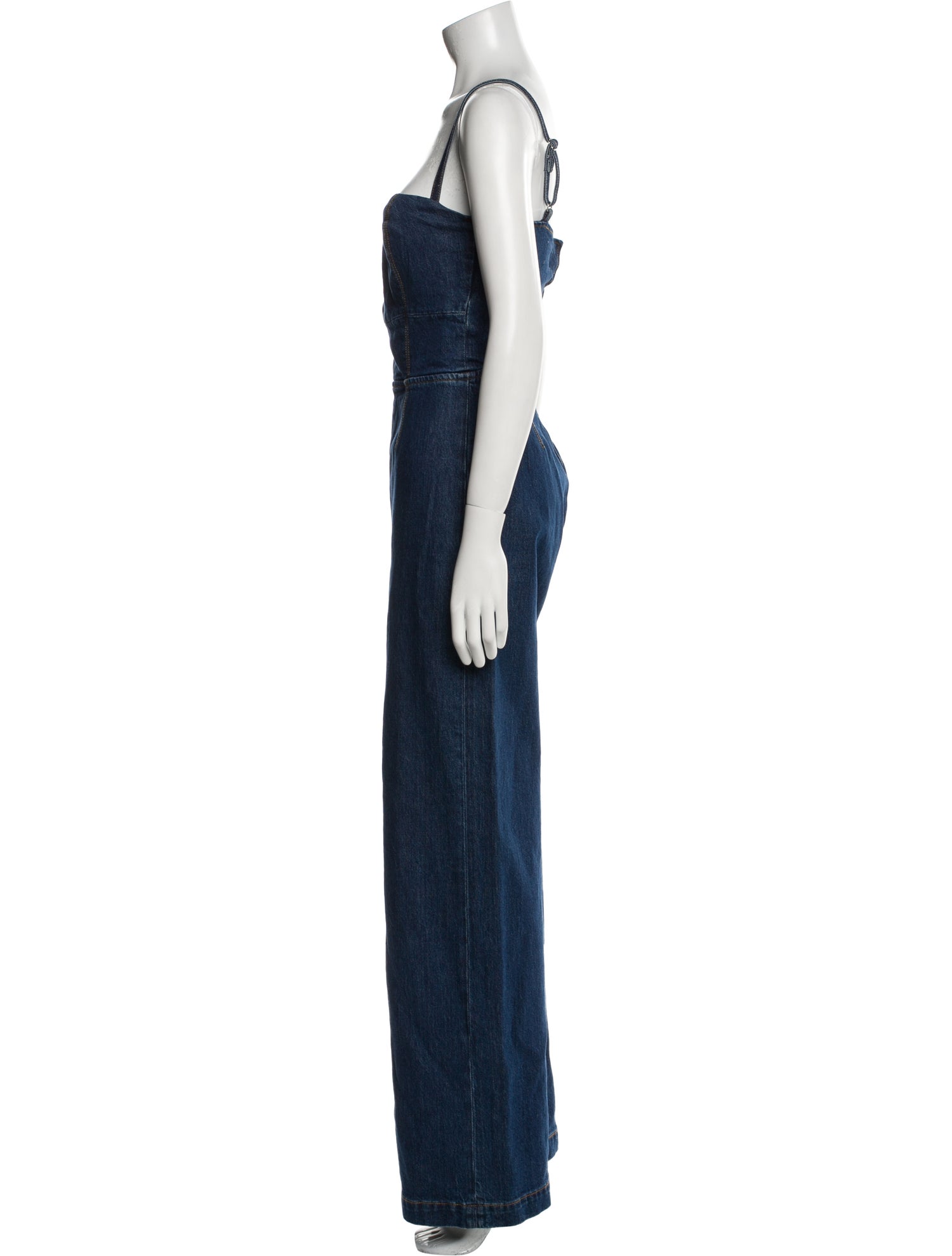 Reformation Square Neckline Jumpsuit