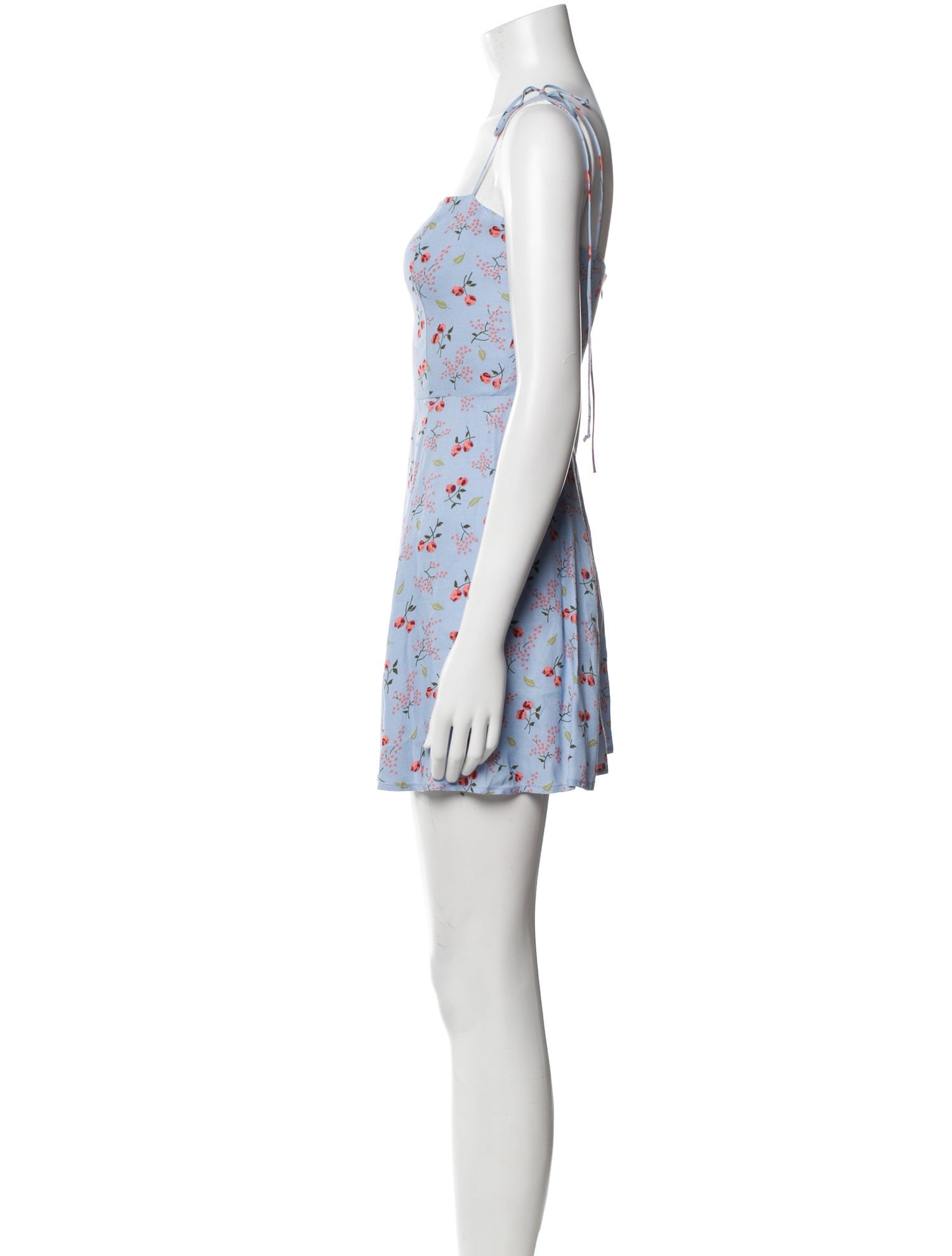 Reformation Floral Print Mini Dress