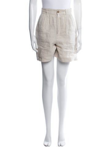 Reformation Shorts Linen Knee-Length US 0 | XS