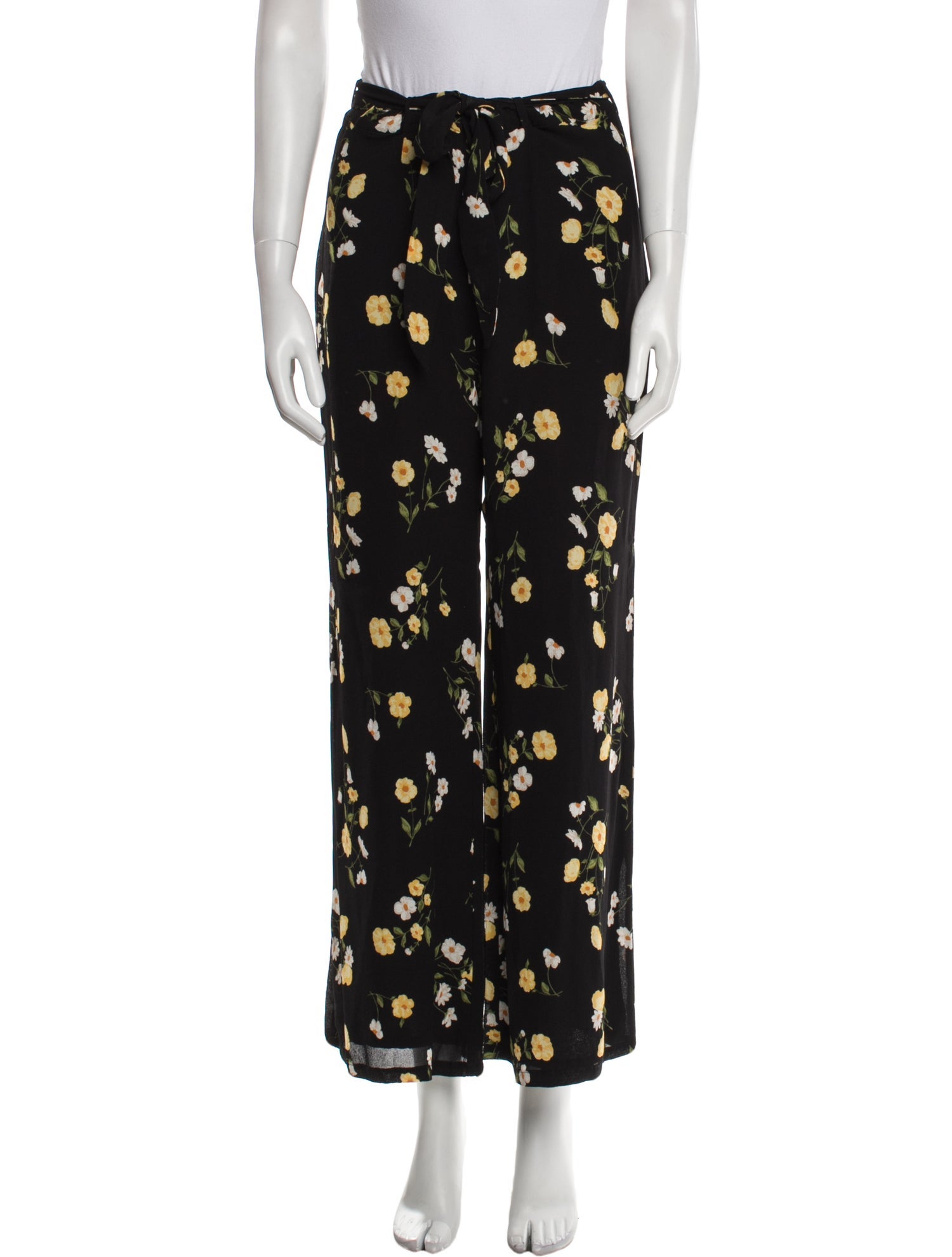 Reformation Printed Wide Leg Pants