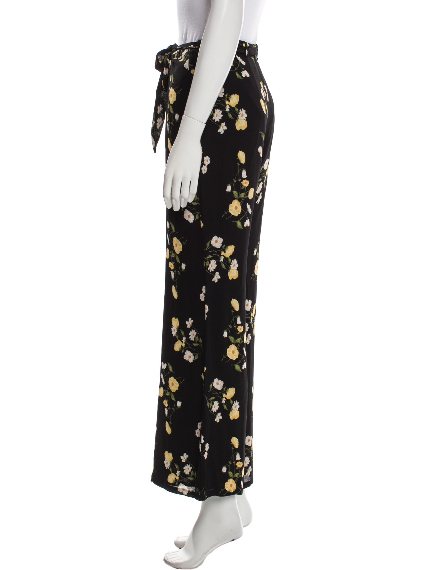 Reformation Printed Wide Leg Pants