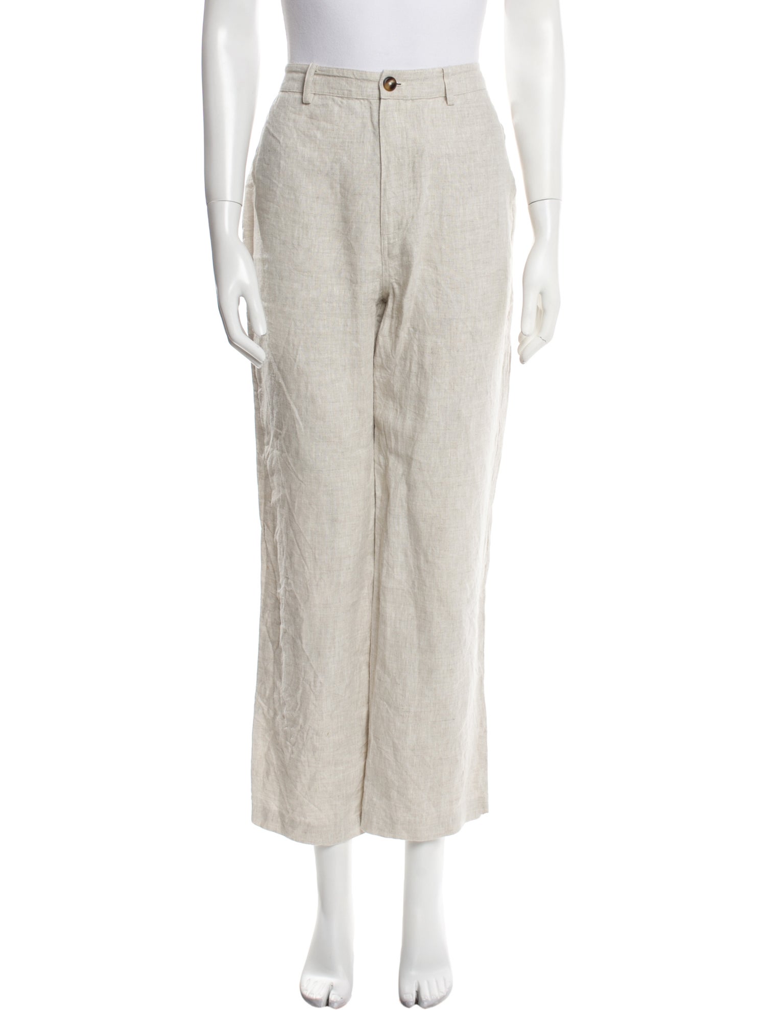 Reformation Linen Straight Leg Pants