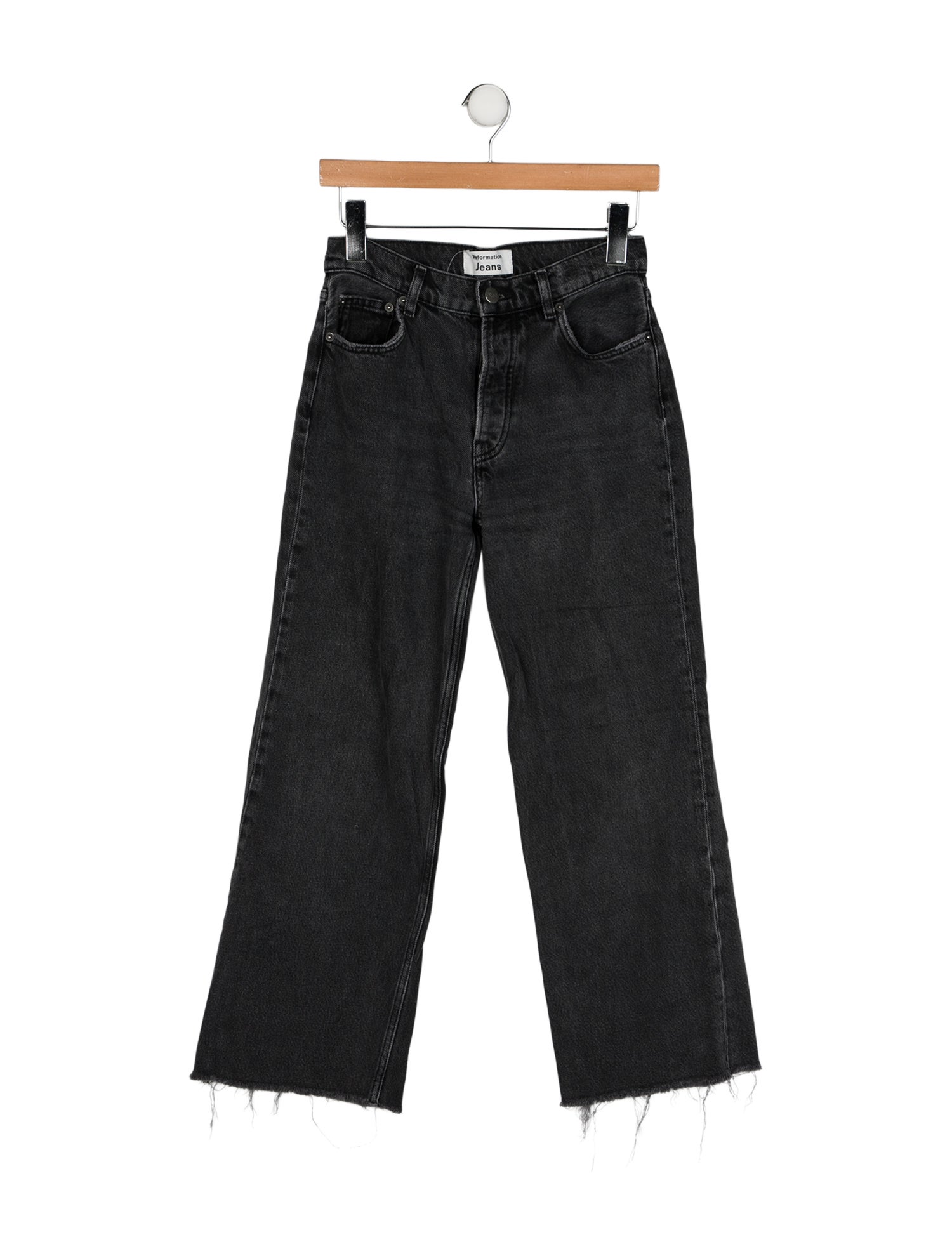 Reformation Mid-Rise Wide Leg Jeans