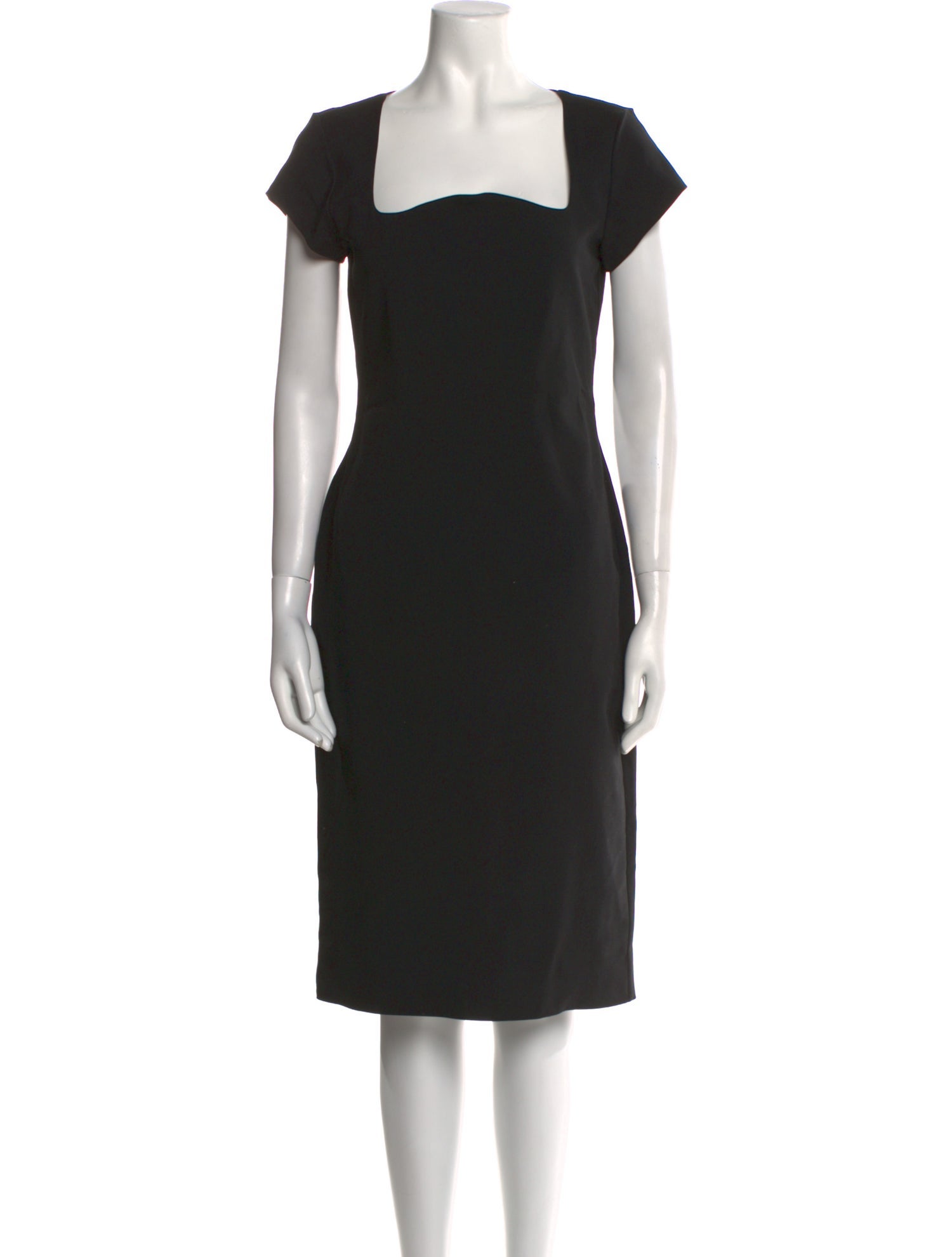 Reformation Square Neckline Midi Length Dress