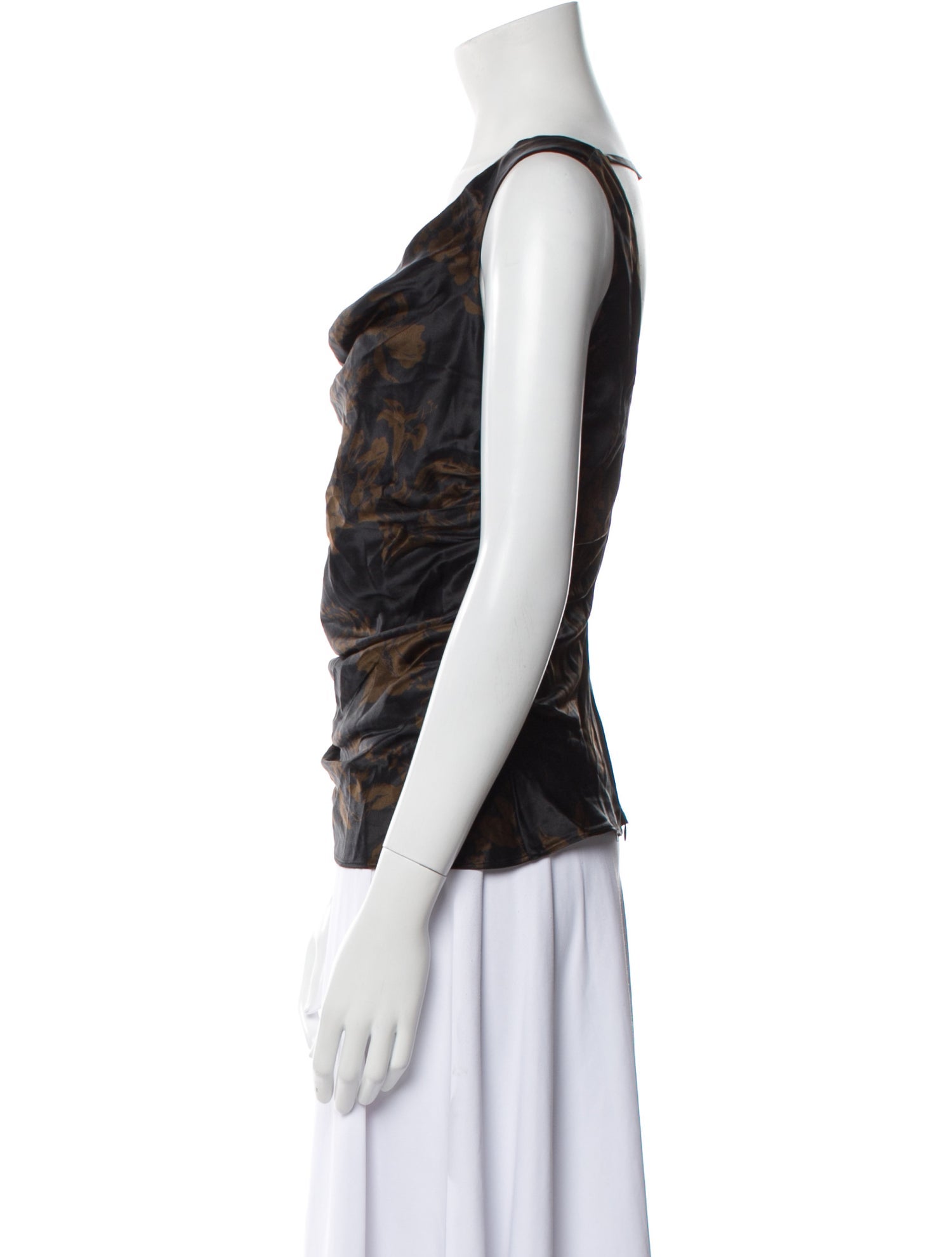 Reformation Silk Scoop Neck Top