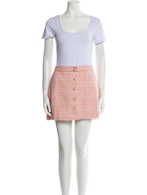 Reformation Tweed Pattern Skirt Set