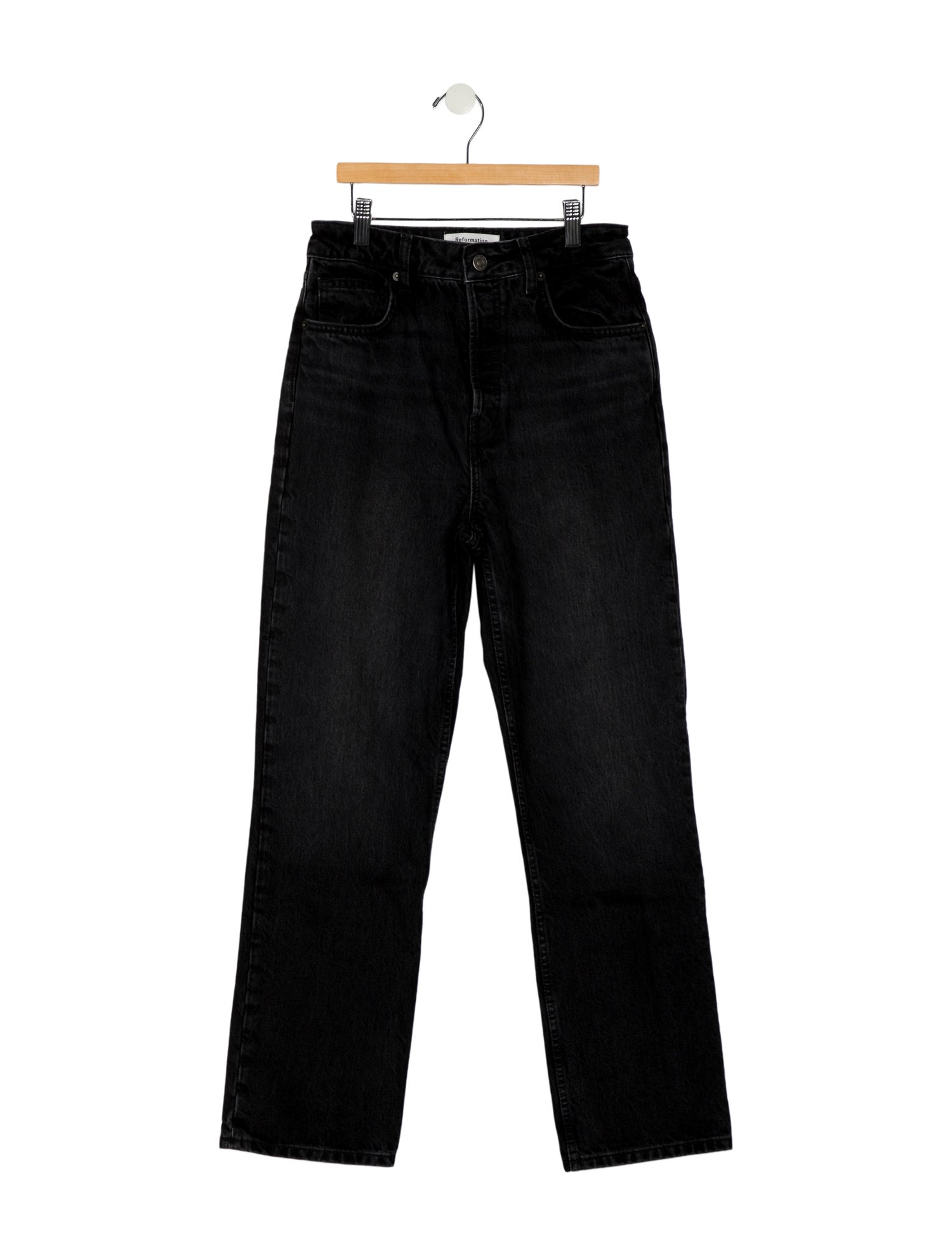 Reformation High-Rise Straight Leg Jeans