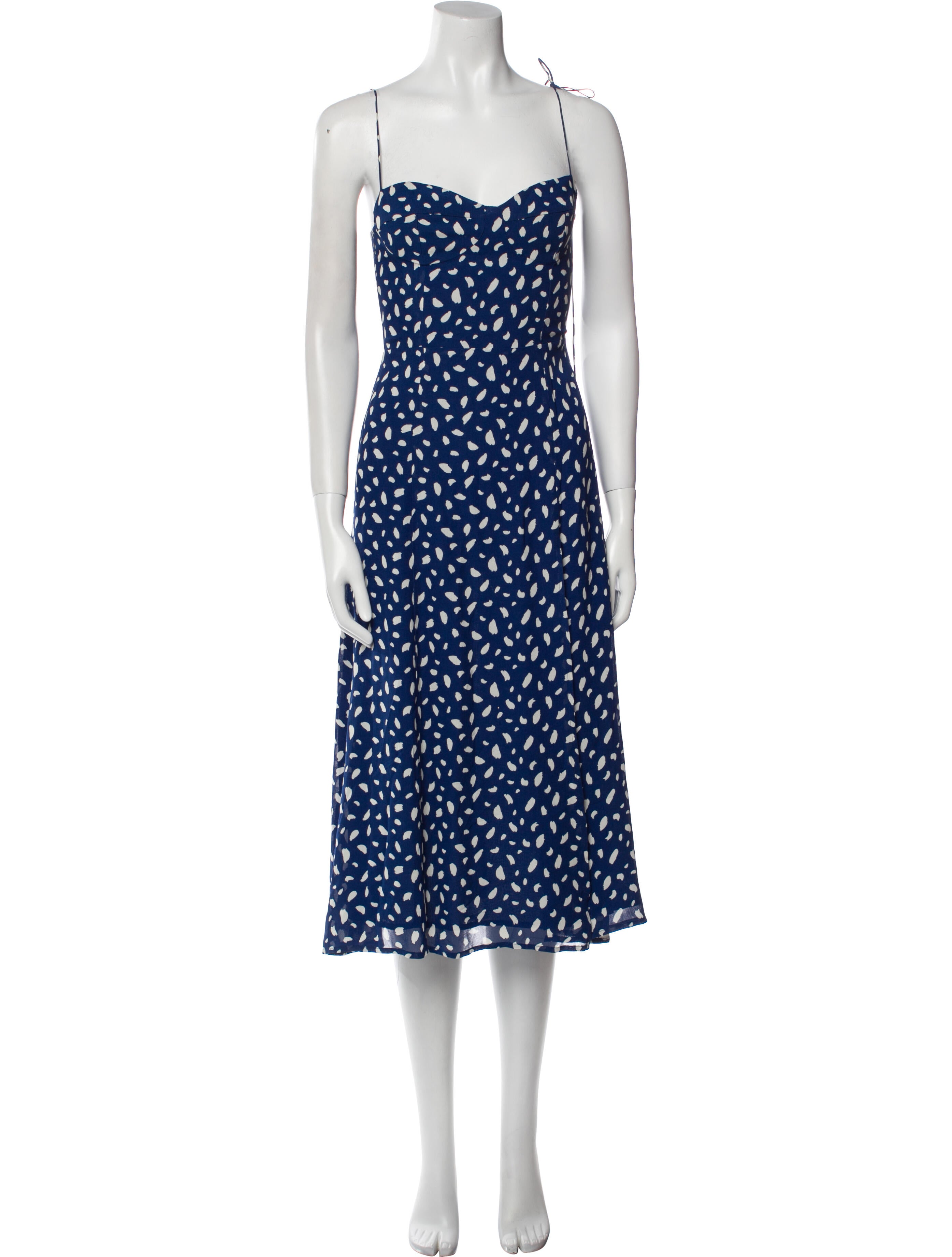 Reformation Printed Knee-Length Dress