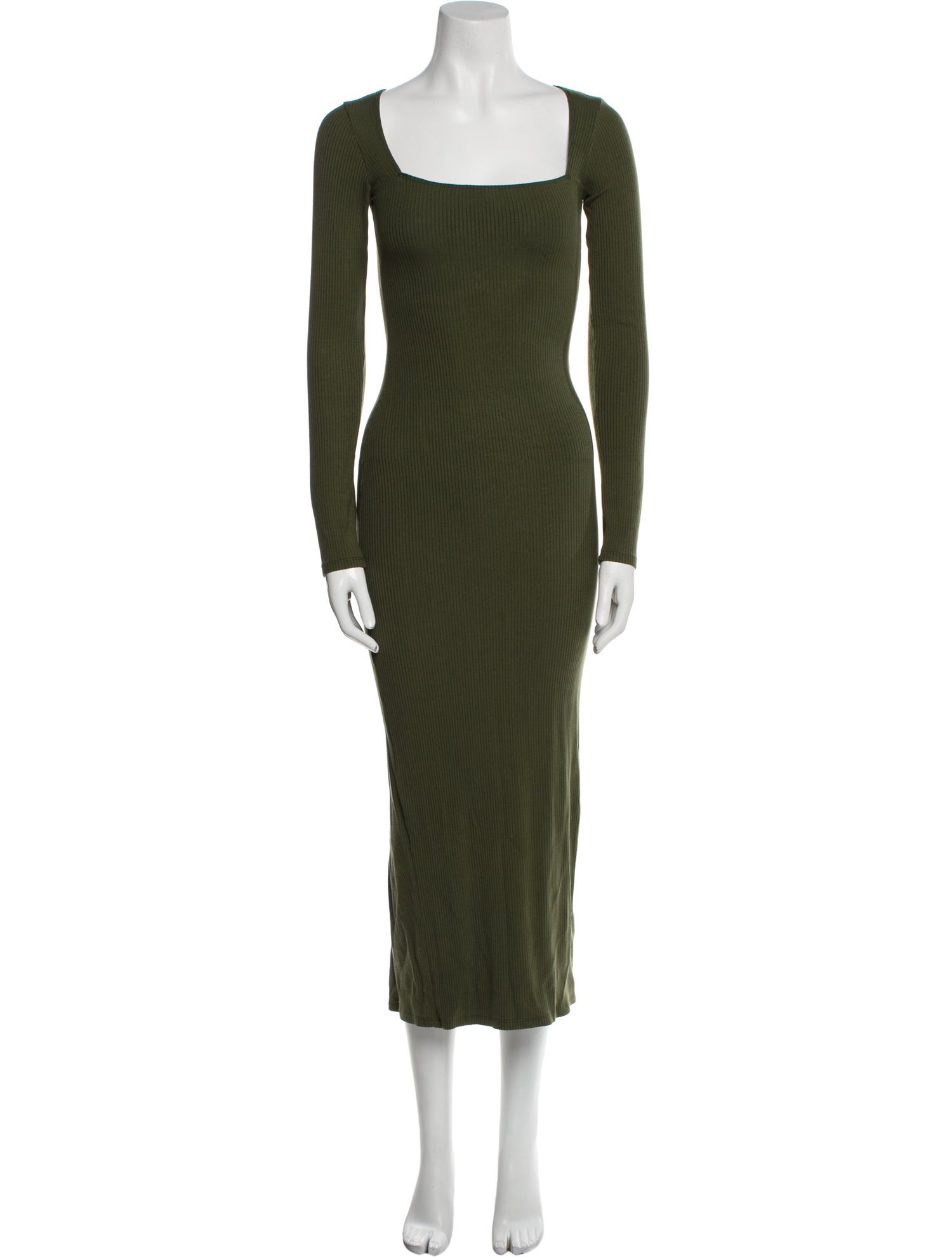 Reformation Square Neckline Long Dress