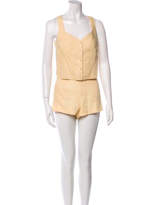 Reformation Linen Short Set