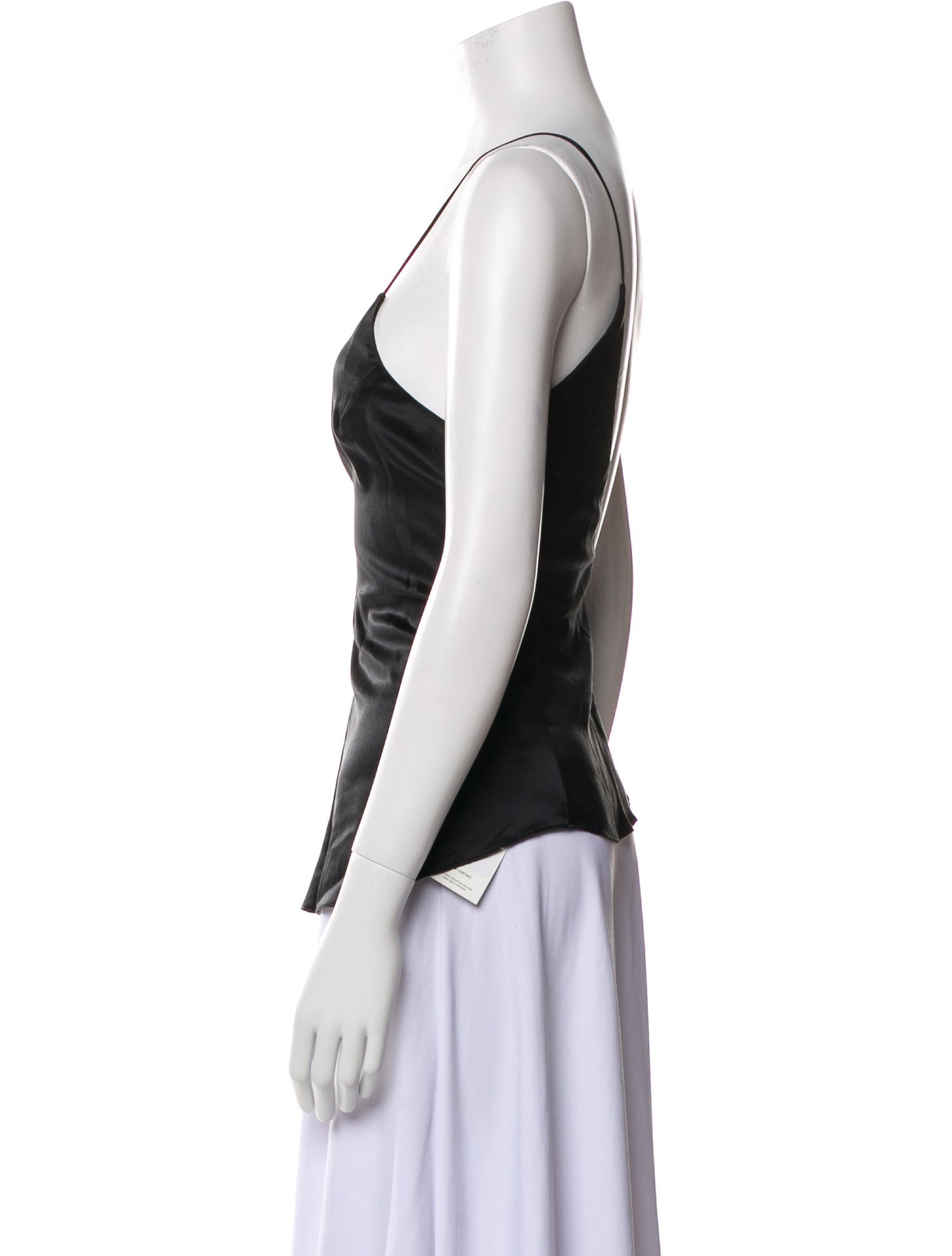 Reformation Silk V-Neck Top