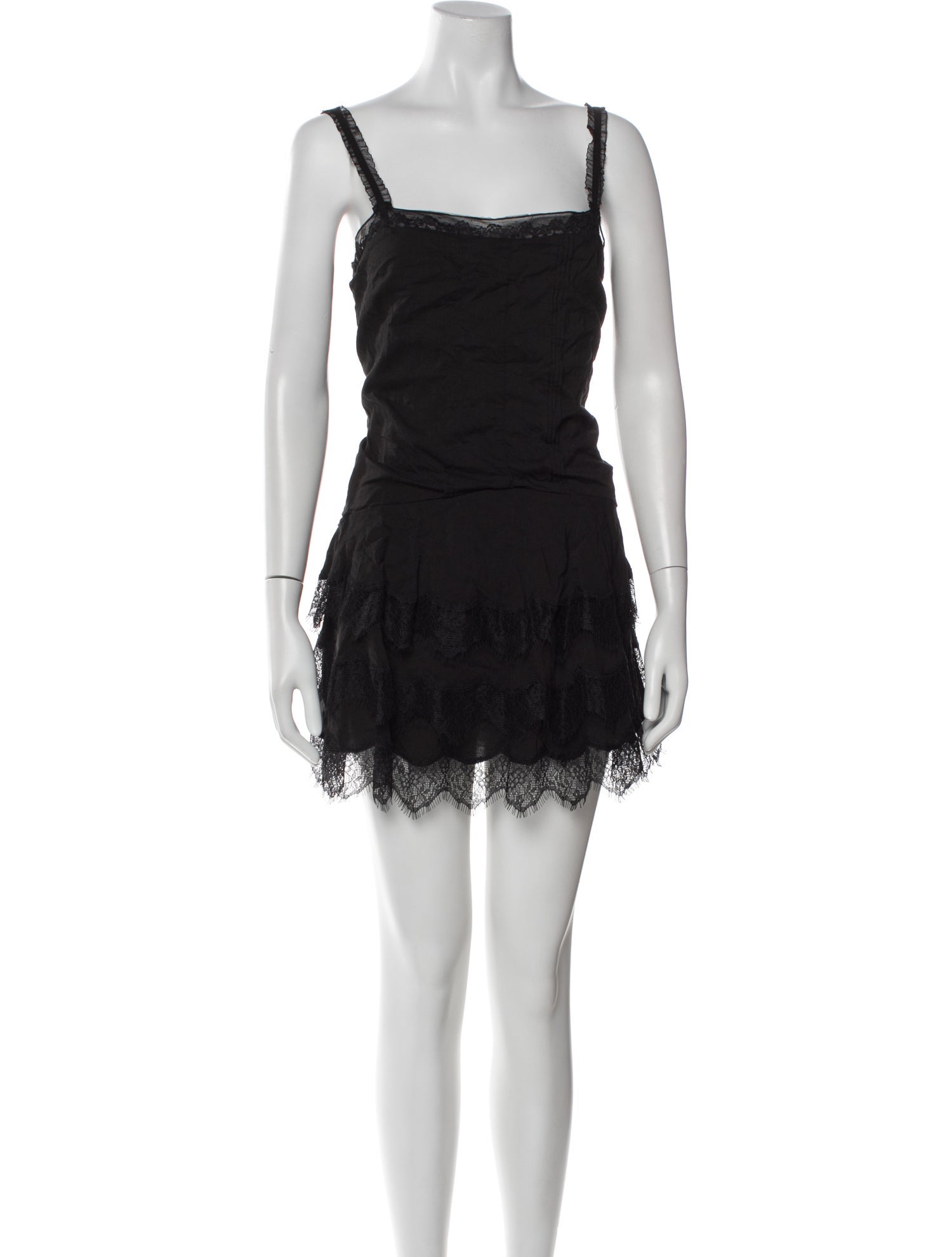 Reformation Square Neckline Mini Dress