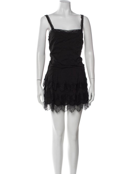 Reformation Square Neckline Mini Dress