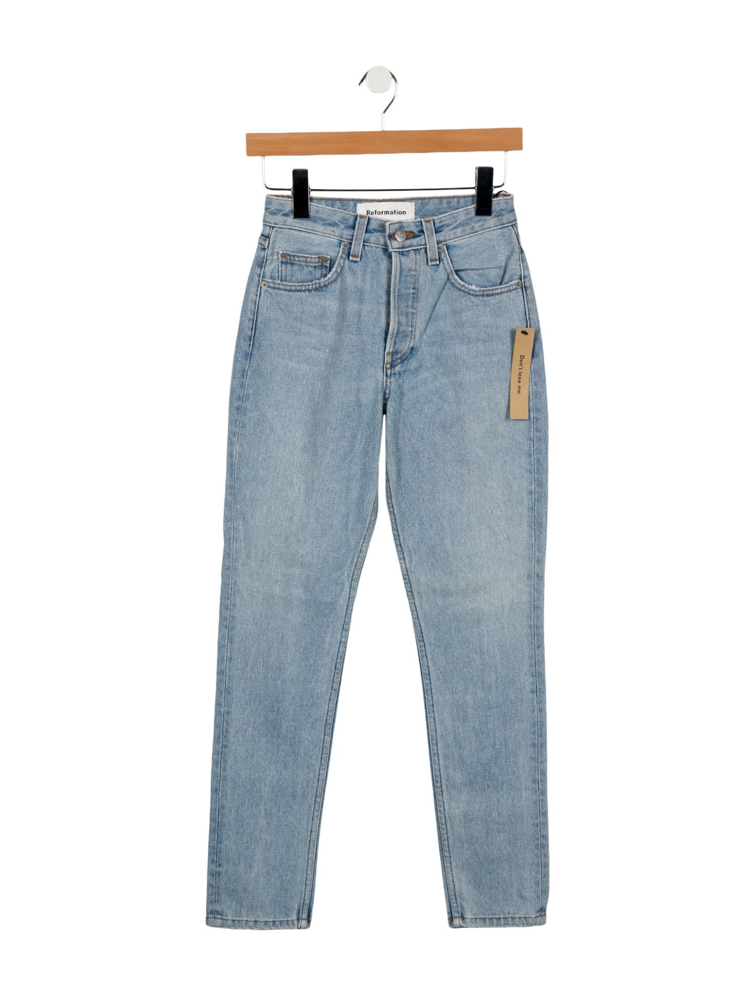Reformation Mid-Rise Skinny Leg Jeans