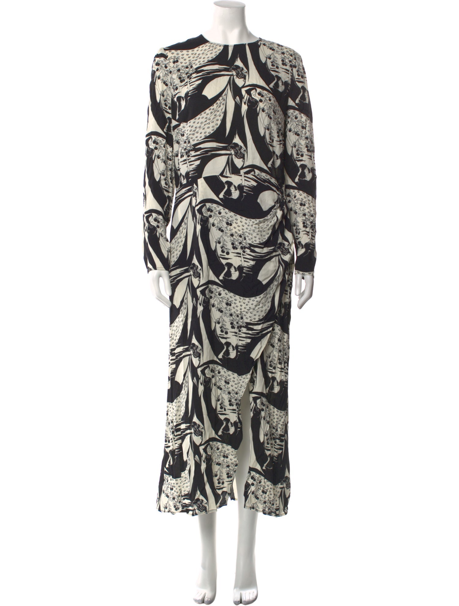 Reformation Printed Long Dress