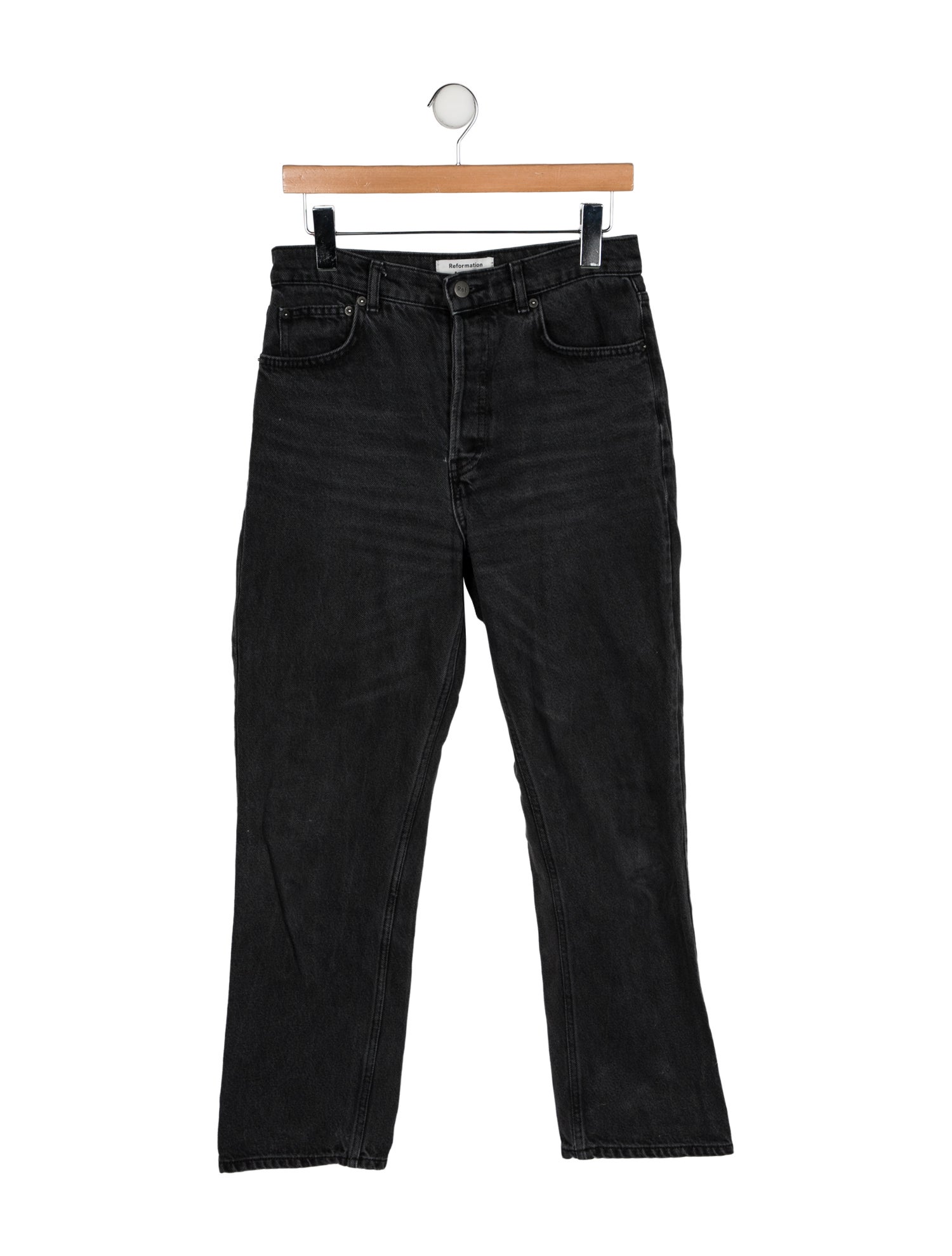 Reformation High-Rise Straight Leg Jeans