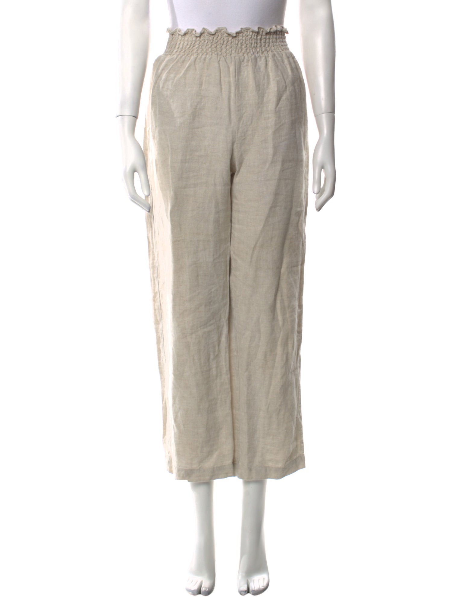 Reformation Linen Straight Leg Pants
