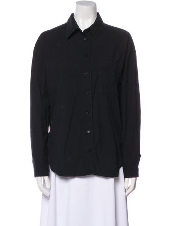 Reformation Long Sleeve Button-Up Top