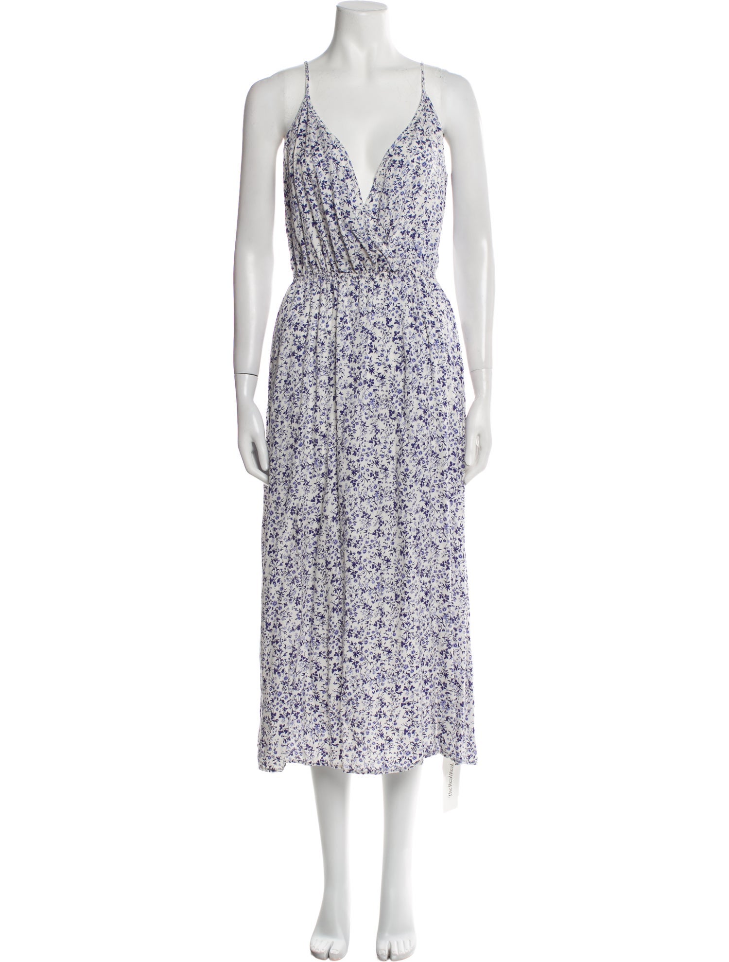 Reformation Floral Print Long Dress