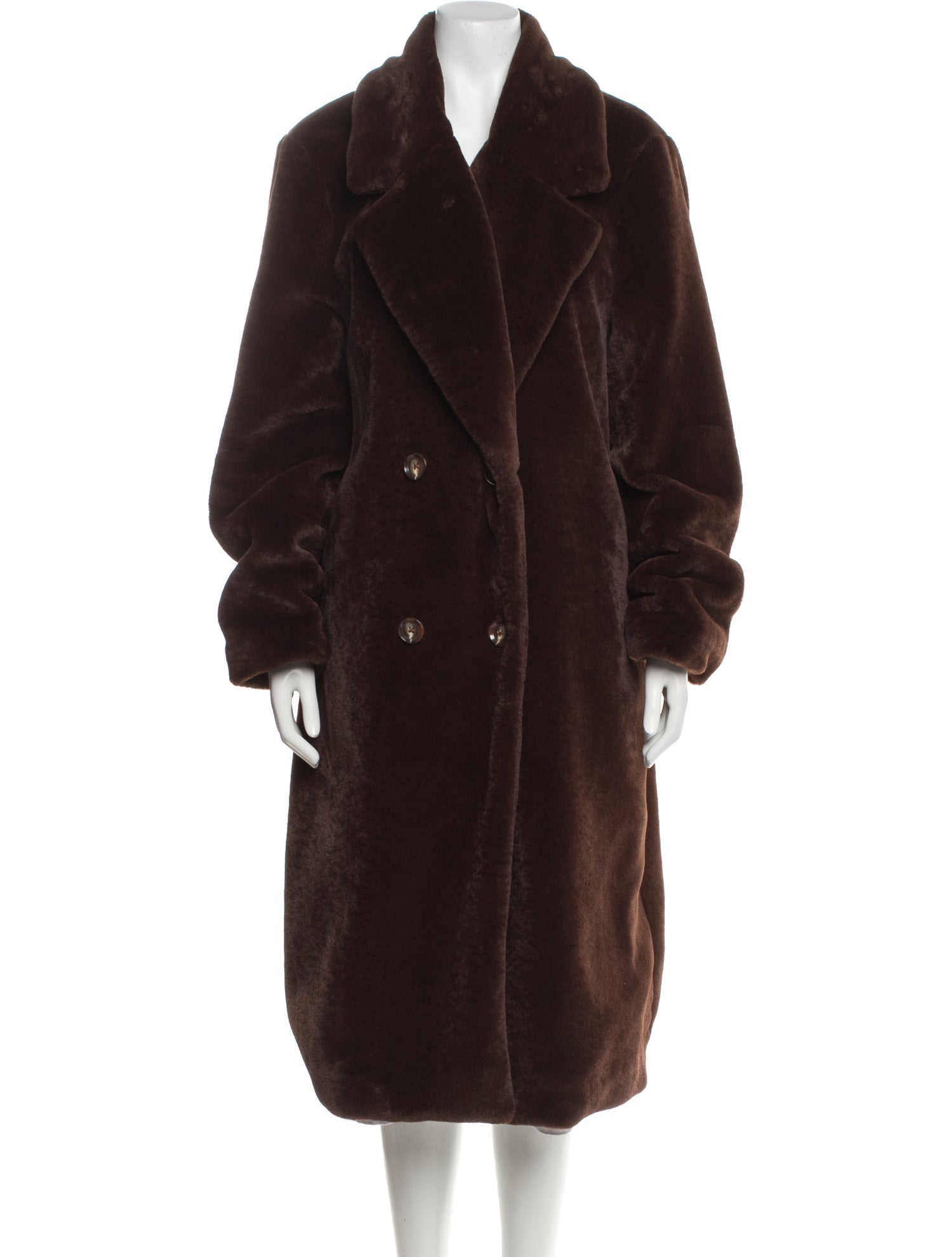 Reformation Faux Fur Coat