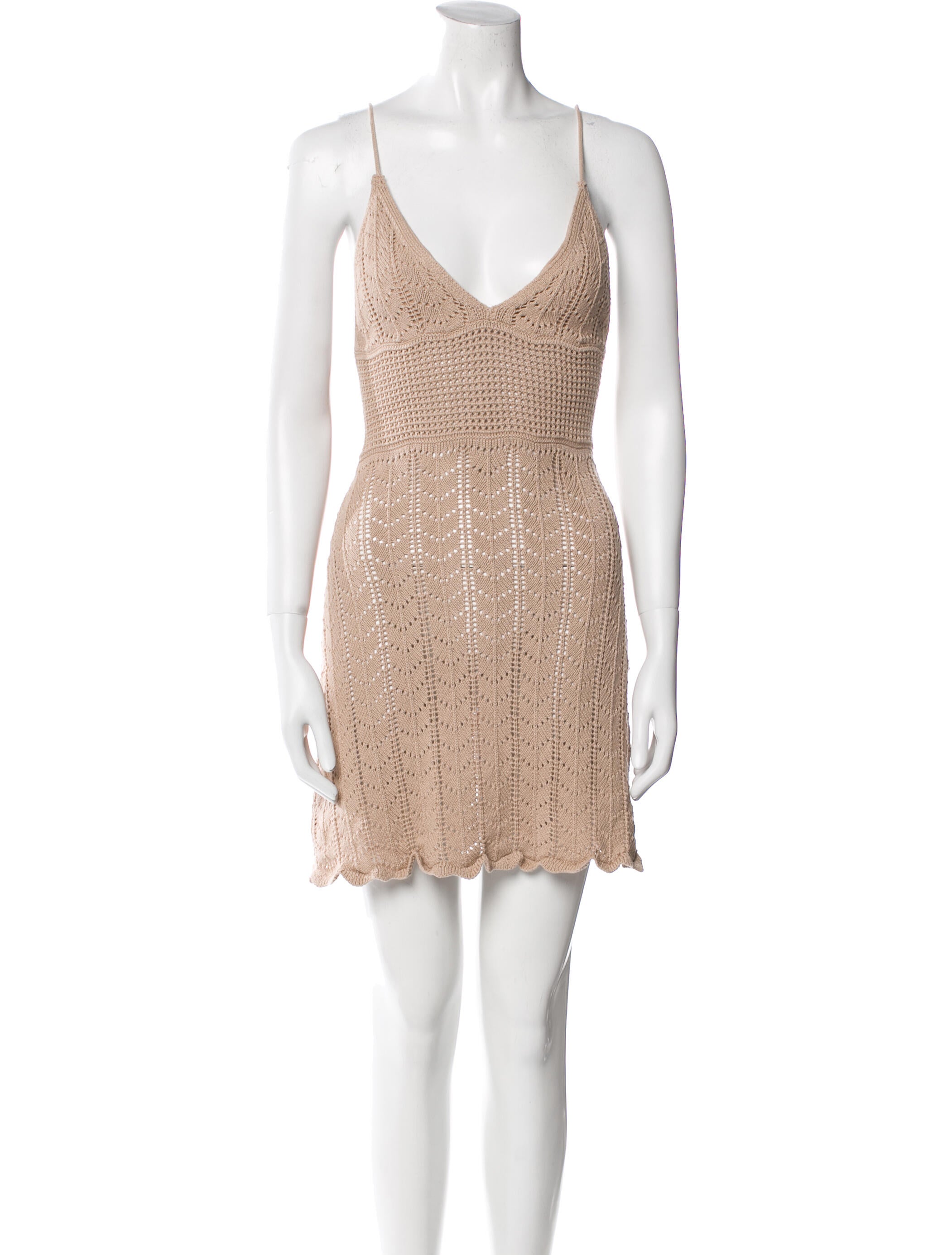 Reformation V-Neck Mini Dress