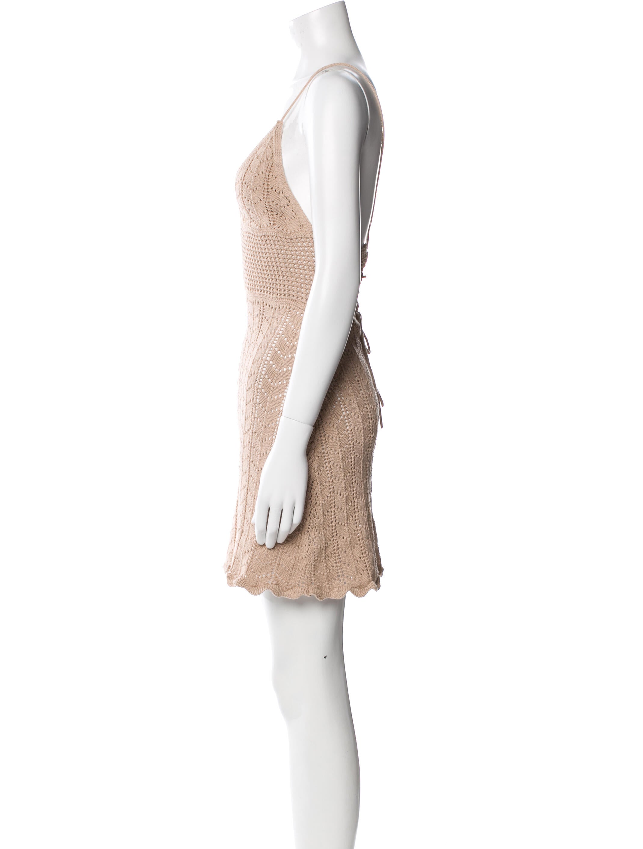 Reformation V-Neck Mini Dress