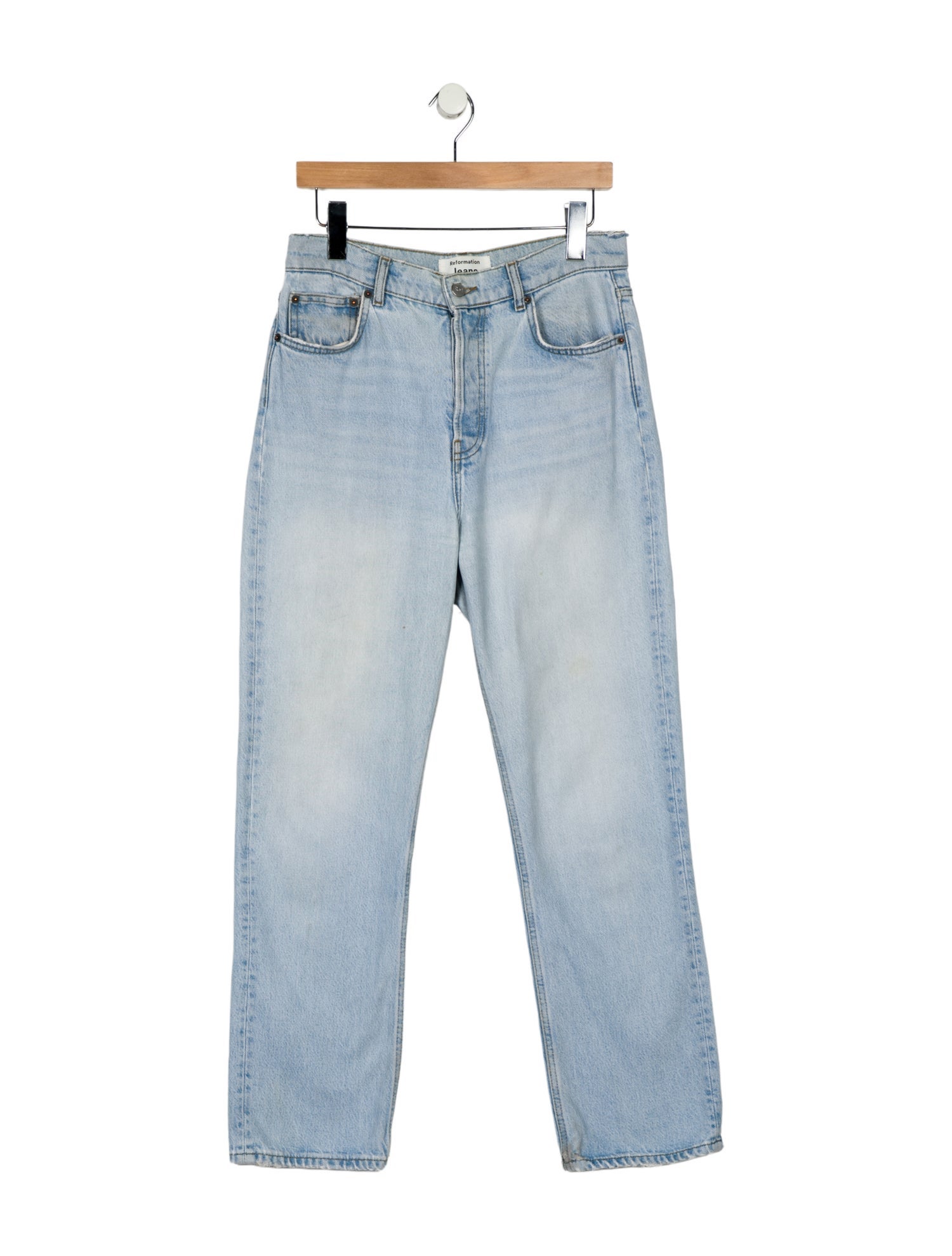 Reformation High-Rise Straight Leg Jeans