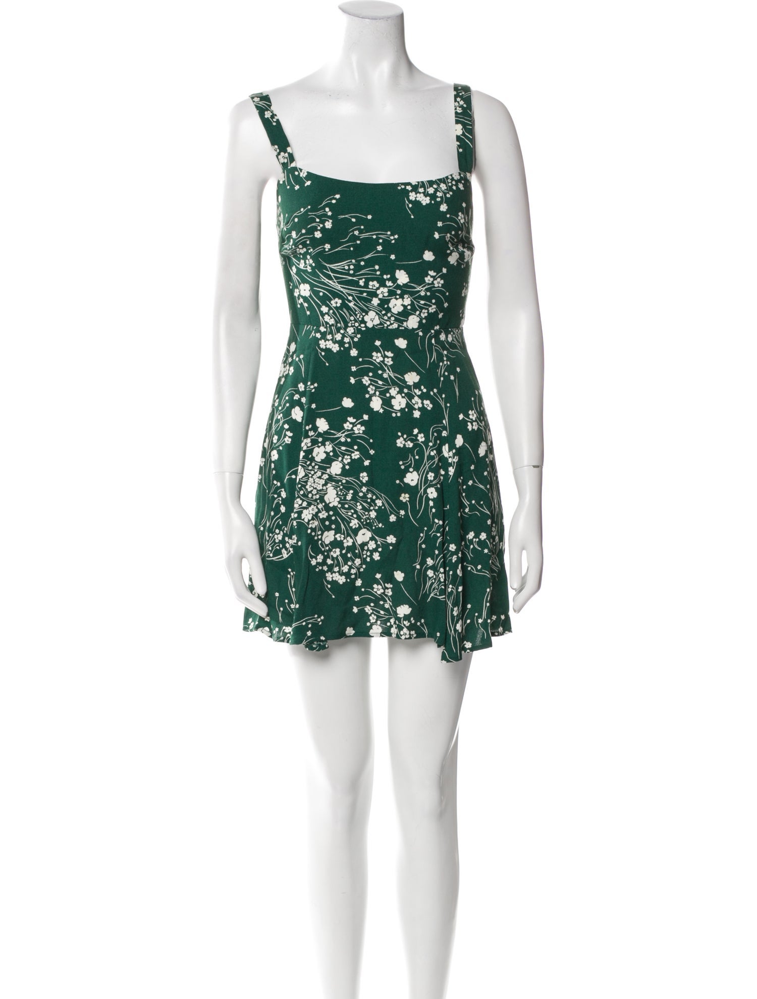 Reformation Floral Print Mini Dress