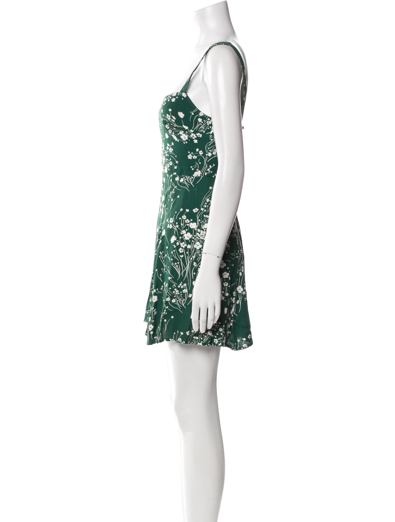 Reformation Floral Print Mini Dress