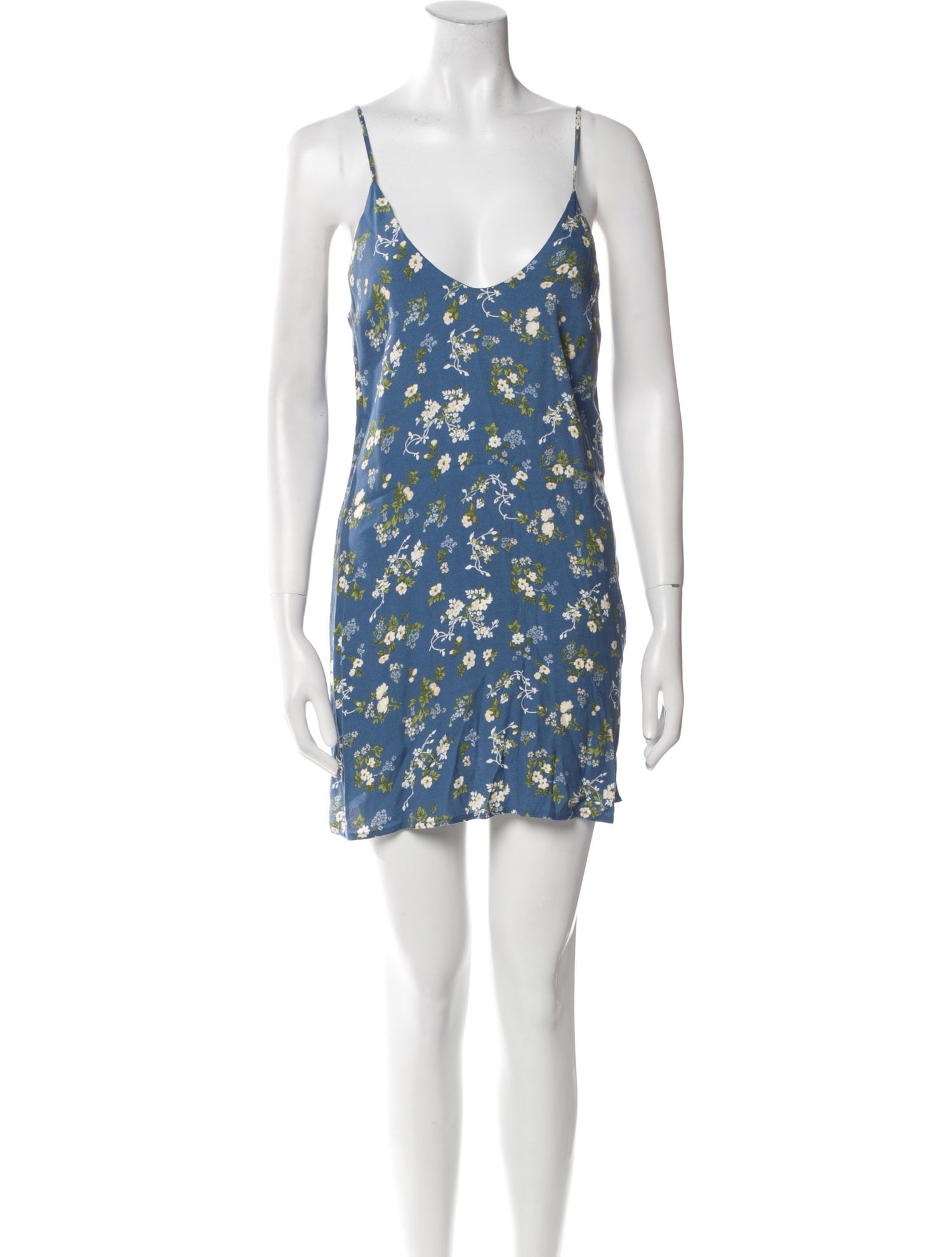 Reformation Floral Print Mini Dress