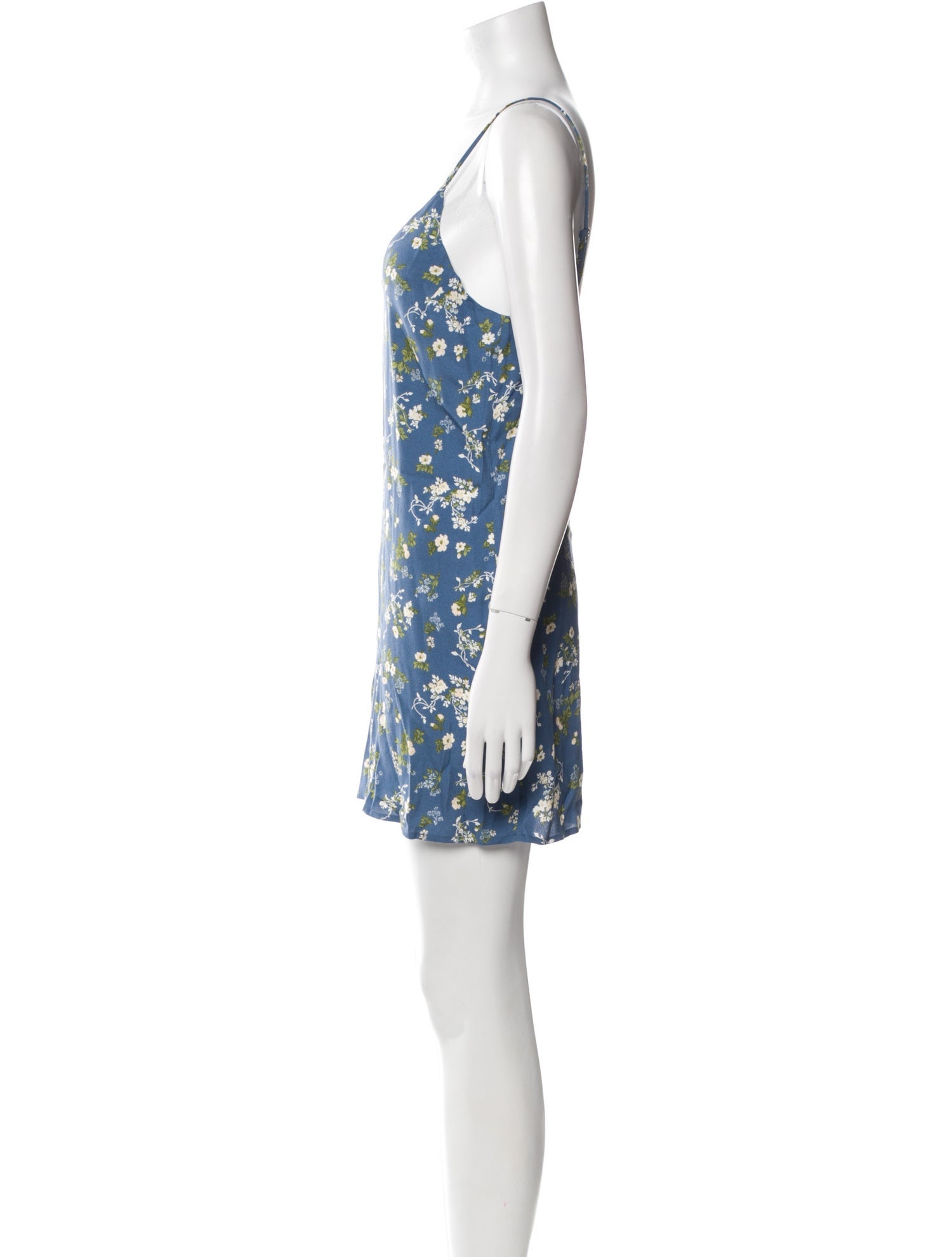 Reformation Floral Print Mini Dress