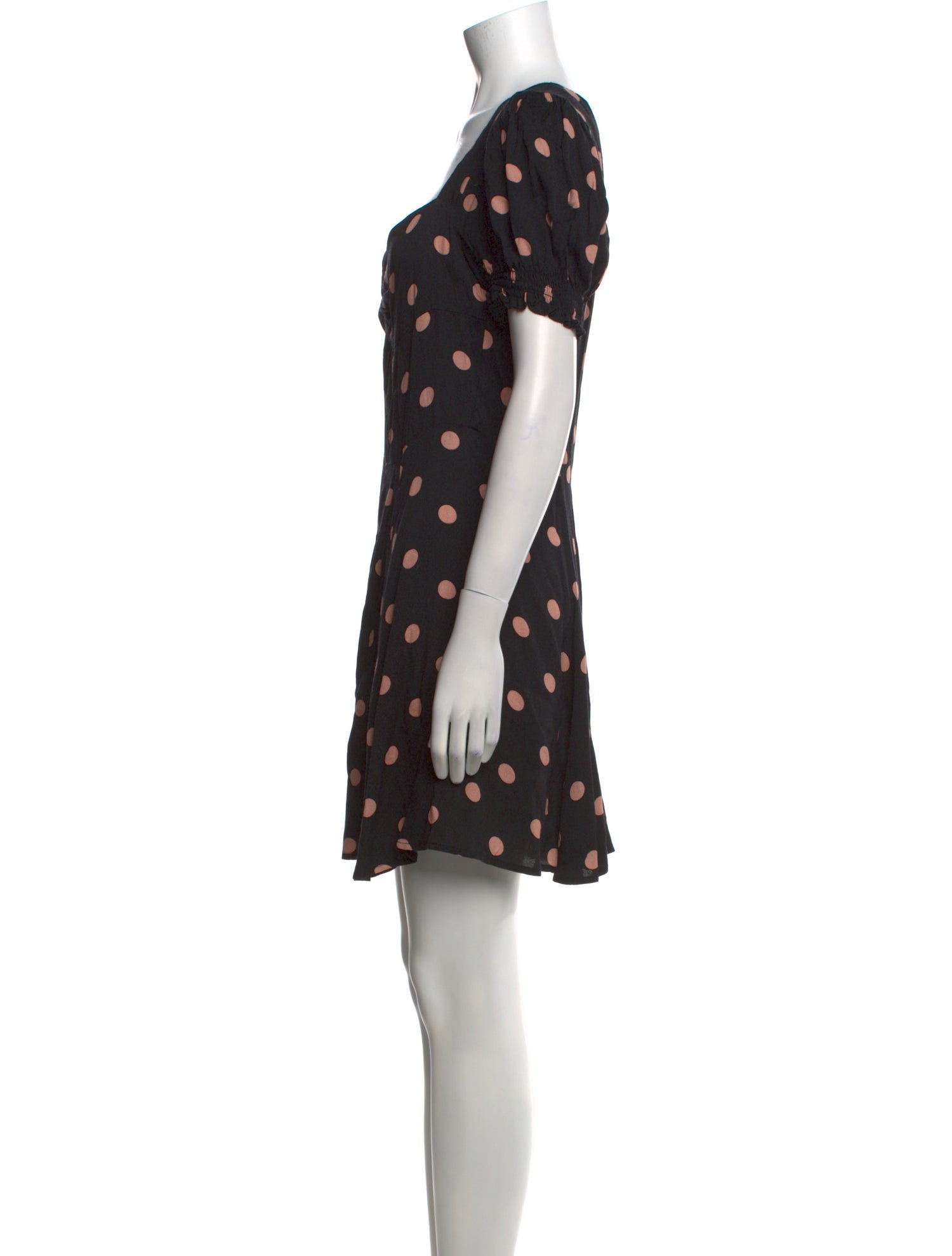 Reformation Polka Dot Print Mini Dress