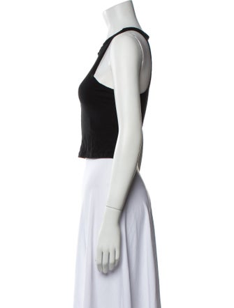 Reformation Crew Neck Sleeveless Crop Top