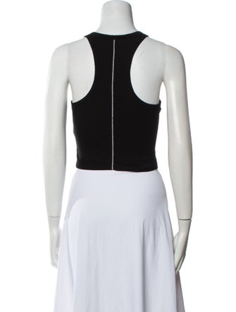 Reformation Crew Neck Sleeveless Crop Top