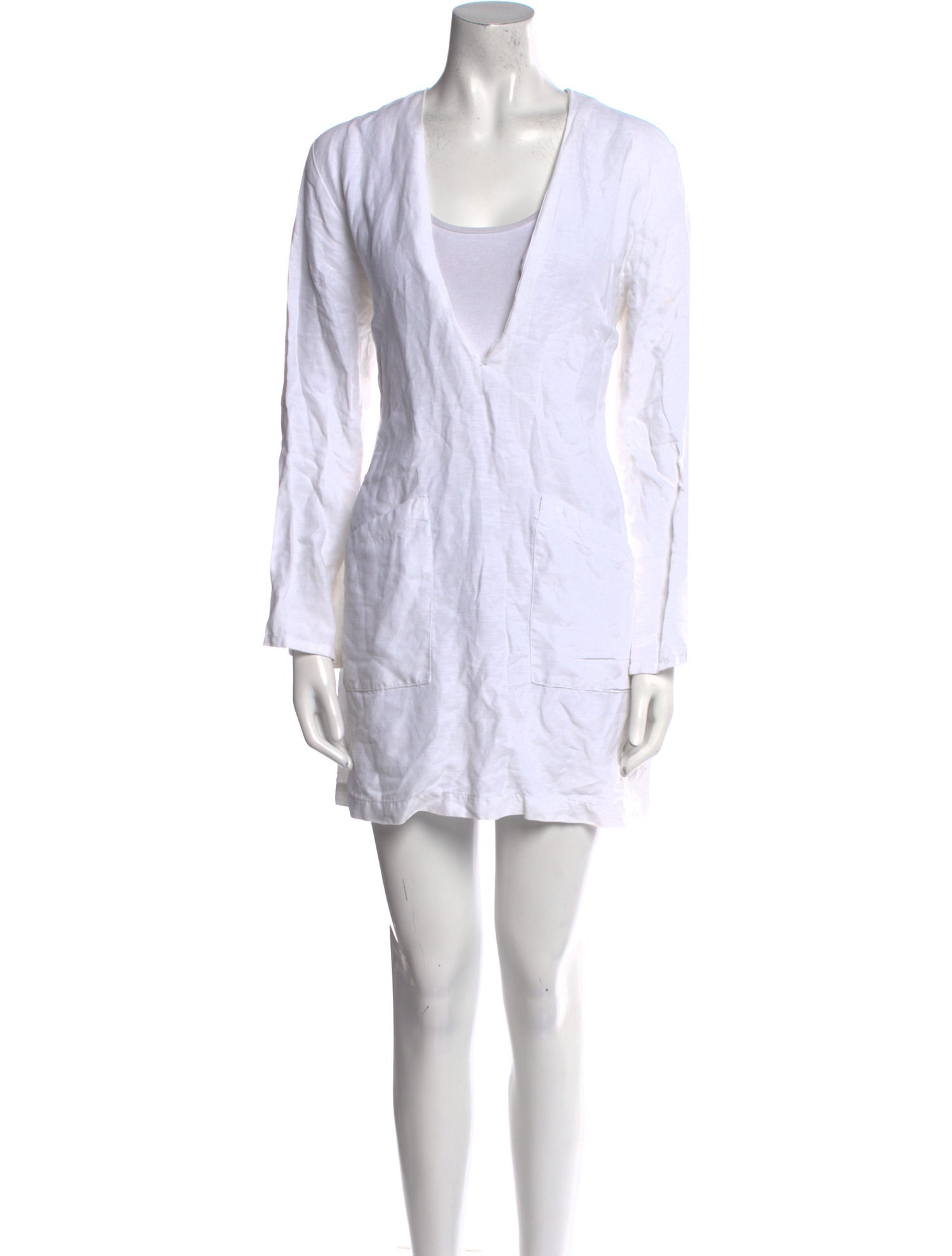 Reformation V-Neck Mini Dress