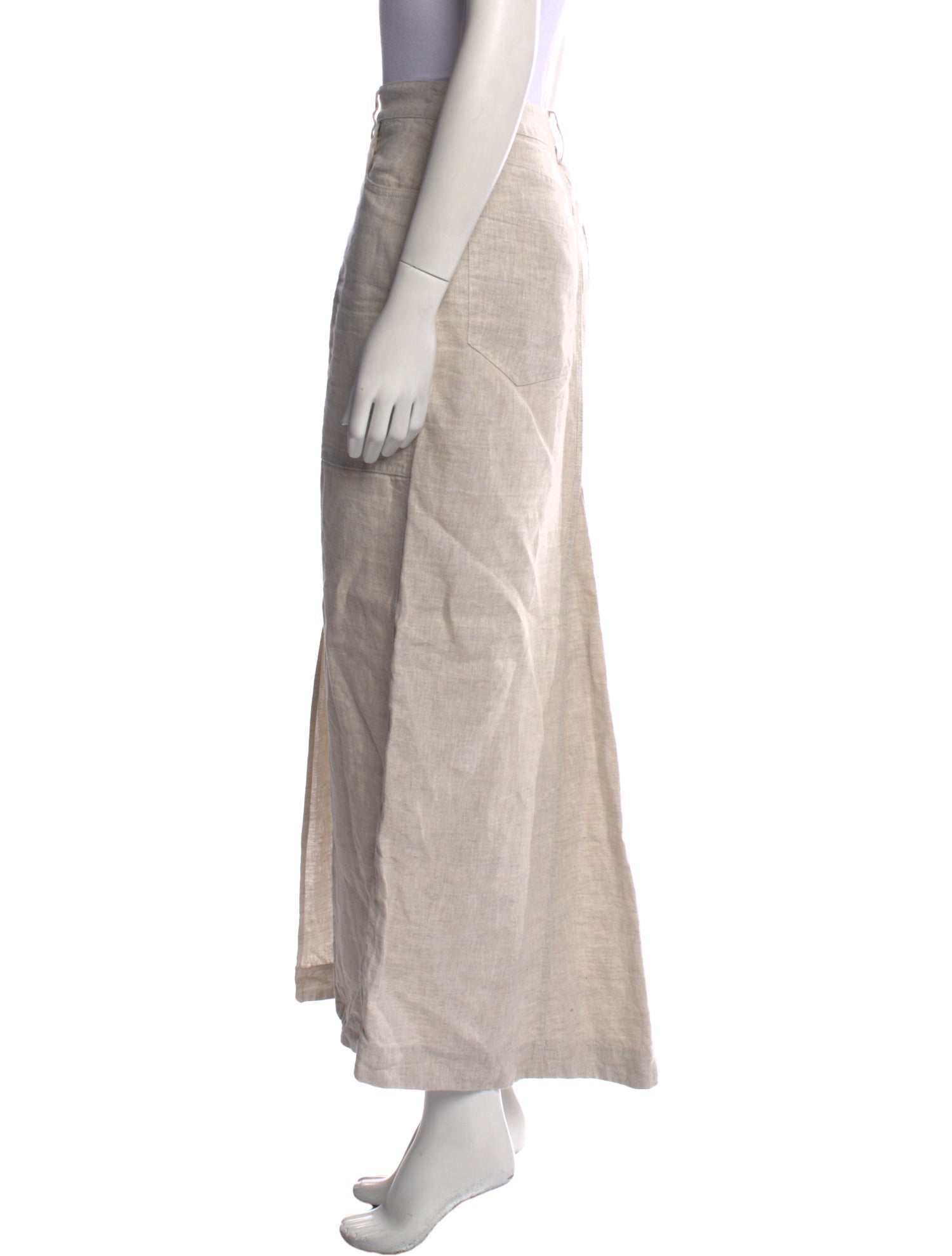 Reformation Linen Midi Length Skirt